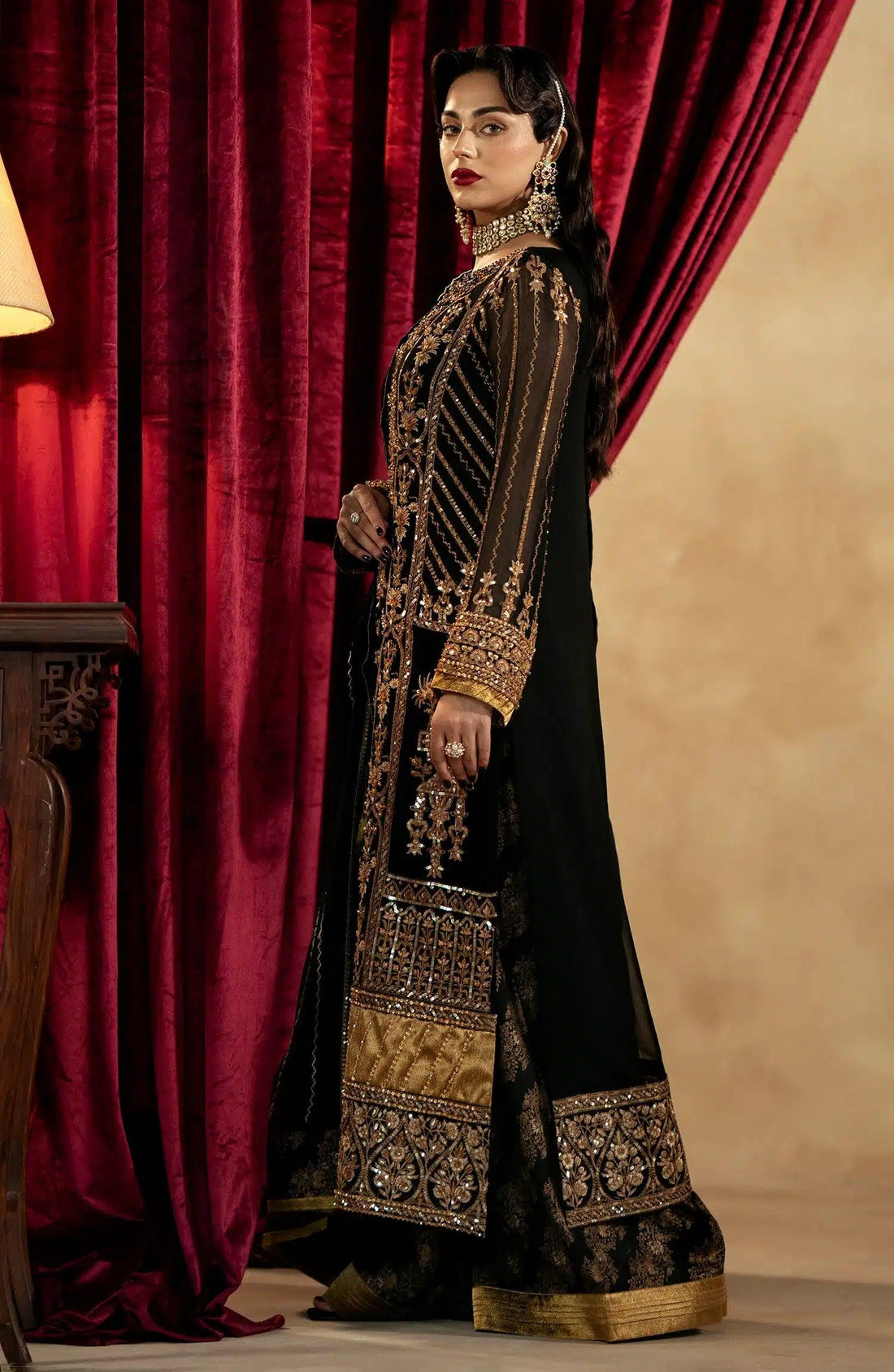 Maryum N Maria | Zamani Beghum Formals 23 | Amber-(MW23-519) - Rang-e-Khaas