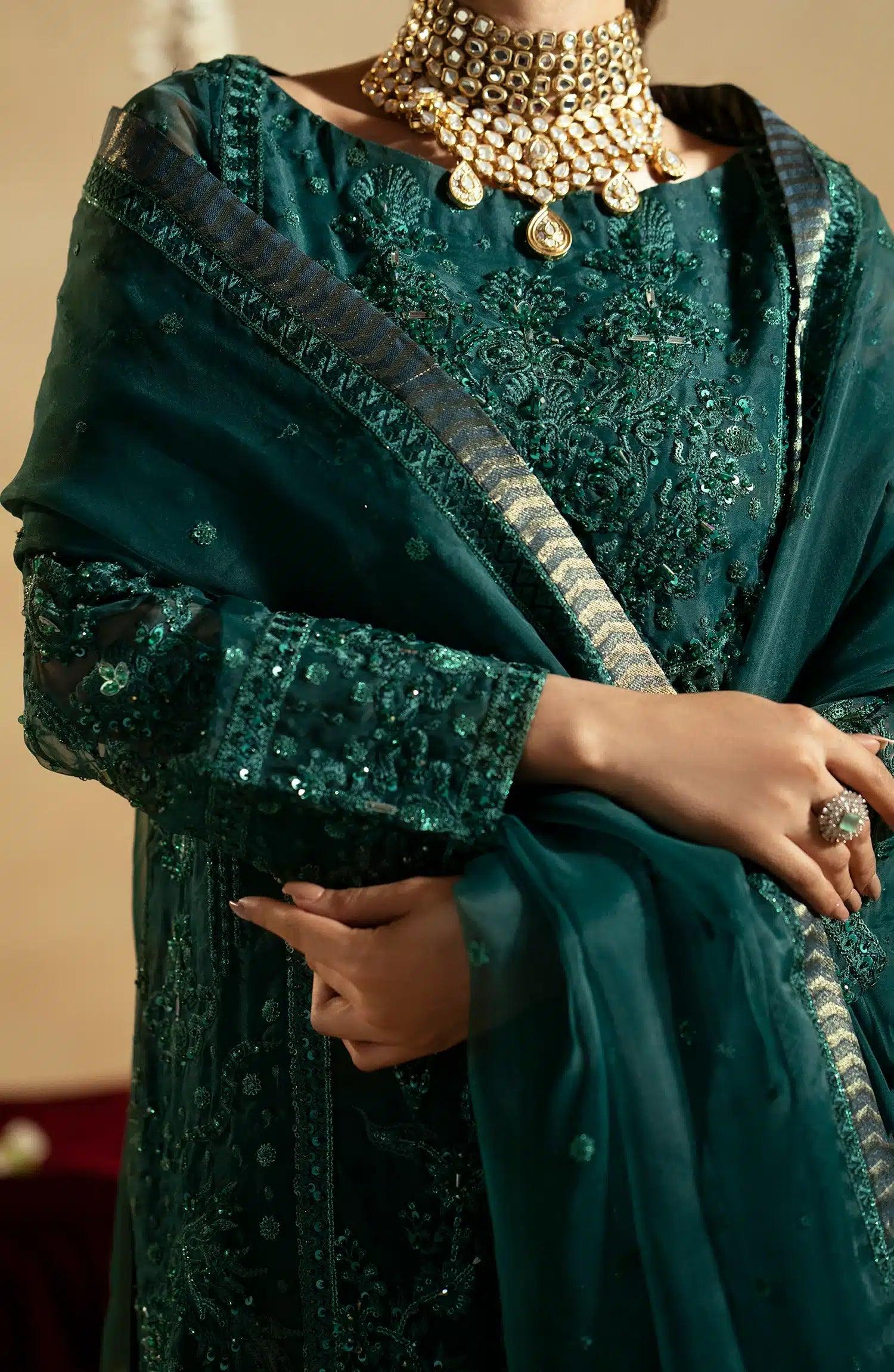 Maryum N Maria | Zamani Beghum Formals 23 | Emerald-(MW23-516) - Rang-e-Khaas