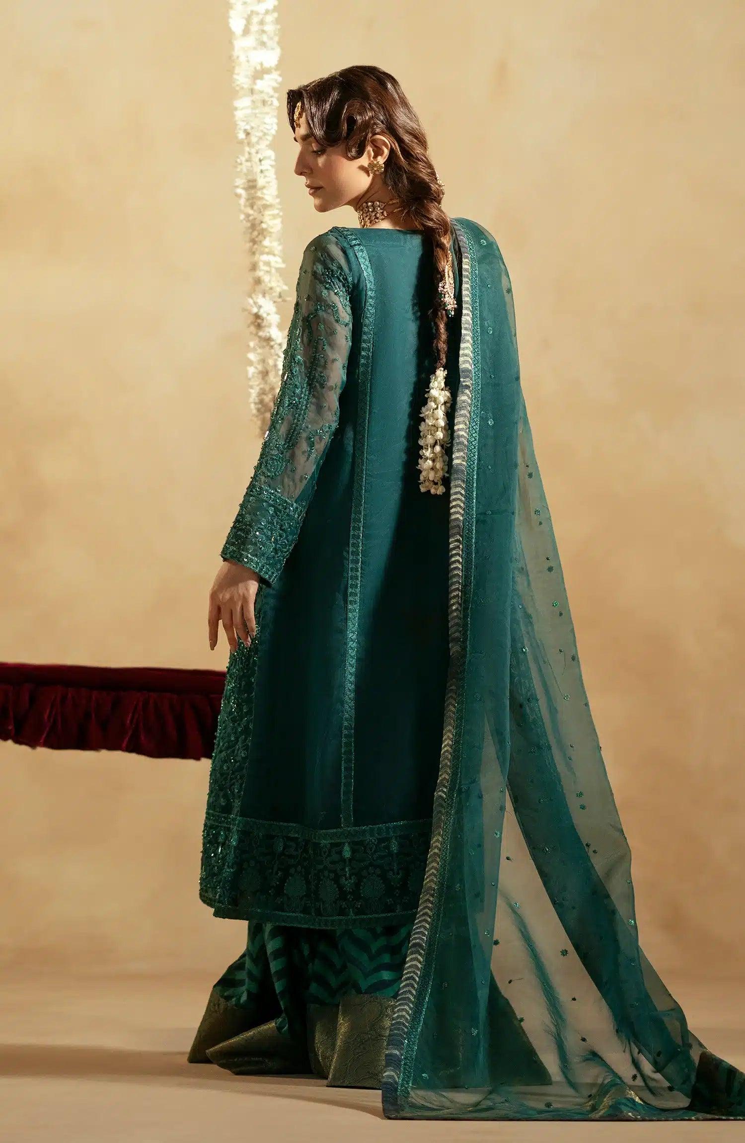 Maryum N Maria | Zamani Beghum Formals 23 | Emerald-(MW23-516) - Rang-e-Khaas