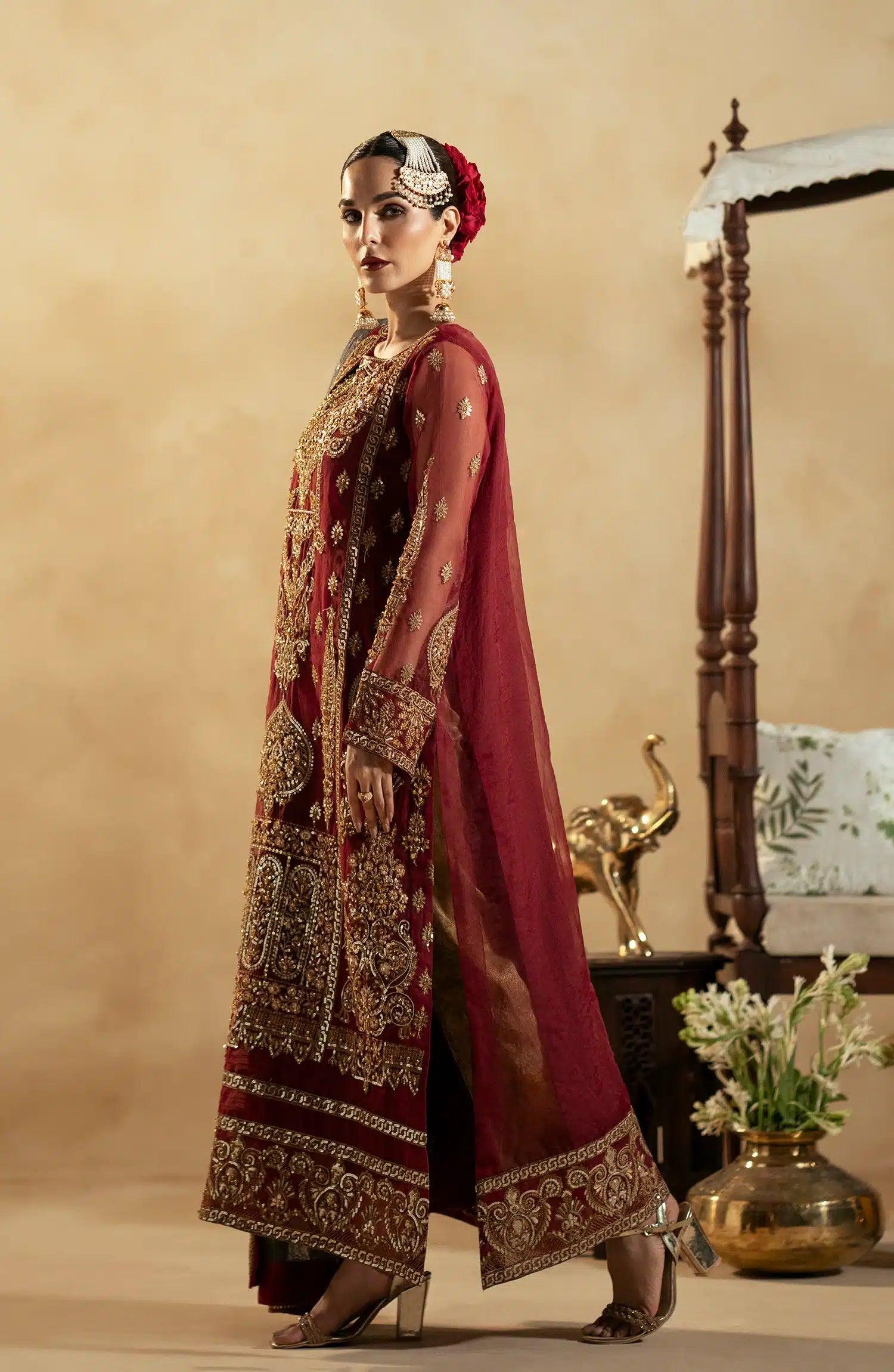 Maryum N Maria | Zamani Beghum Formals 23 | Ruby-(MW23-517) - Rang-e-Khaas