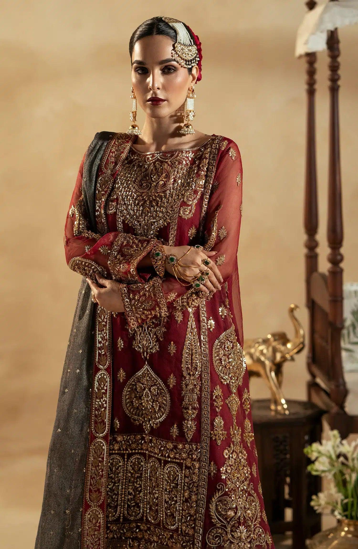 Maryum N Maria | Zamani Beghum Formals 23 | Ruby-(MW23-517) - Rang-e-Khaas
