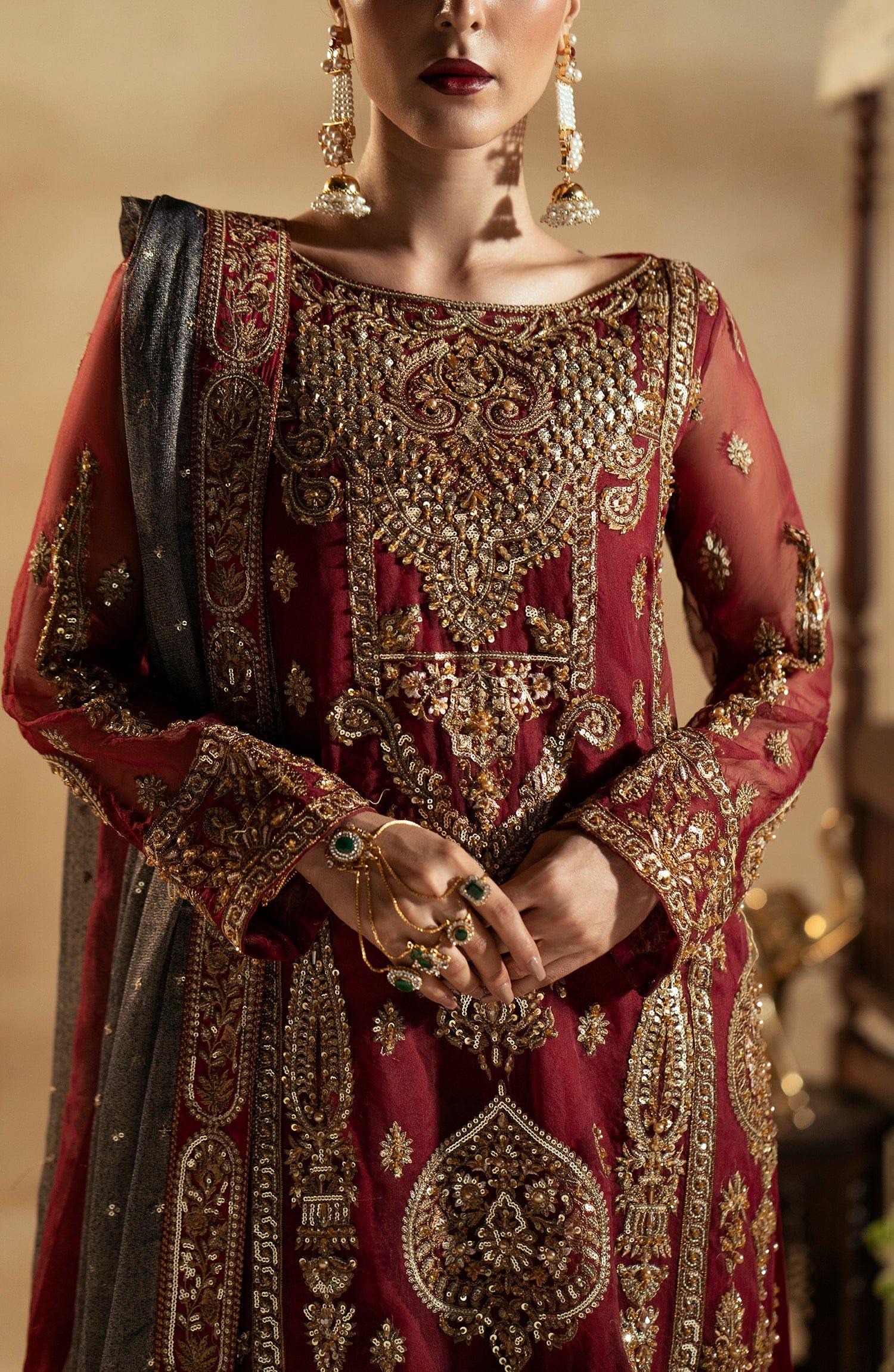 Maryum N Maria | Zamani Beghum Formals 23 | Ruby-(MW23-517) - Rang-e-Khaas