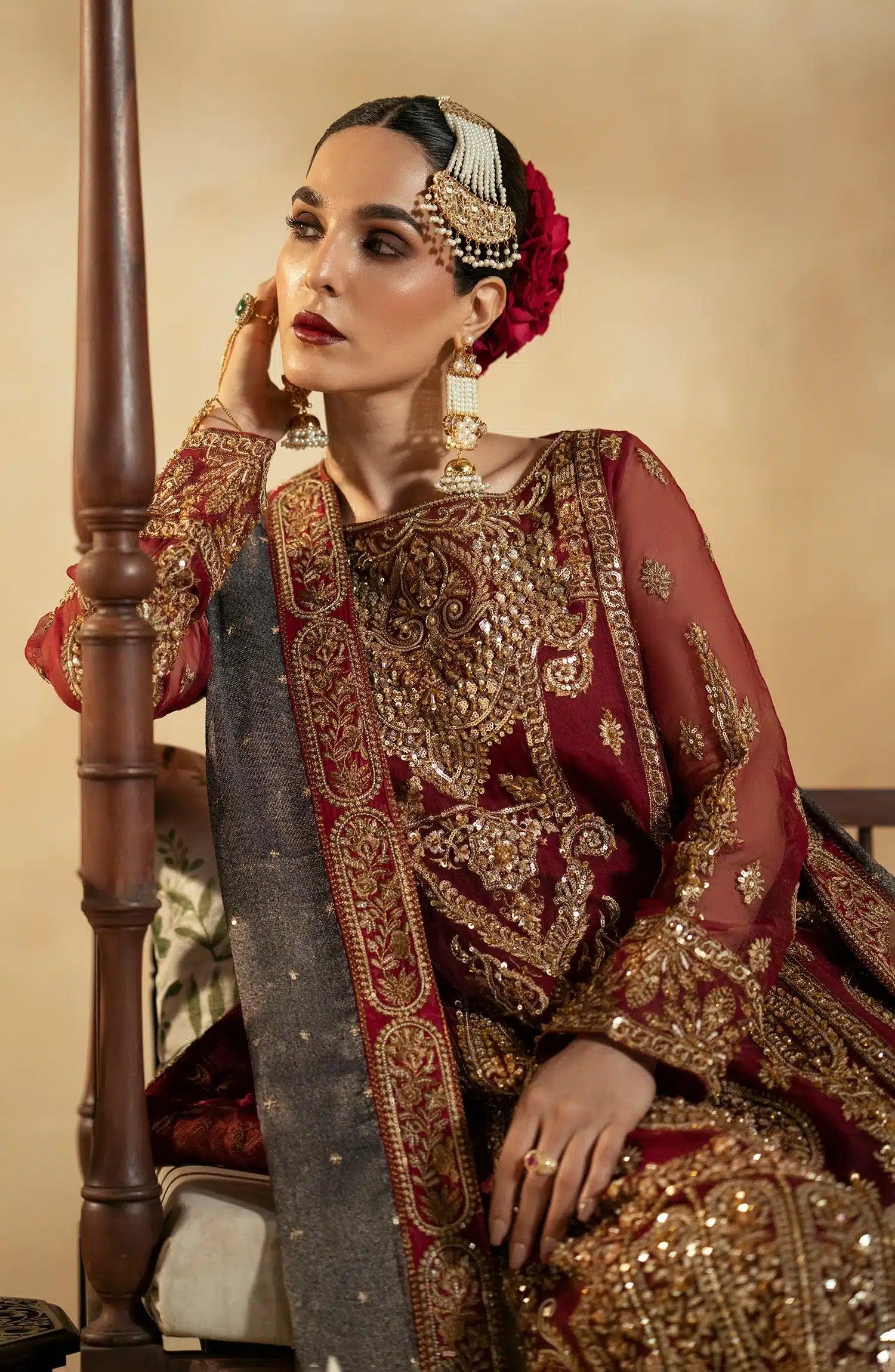 Maryum N Maria | Zamani Beghum Formals 23 | Ruby-(MW23-517) - Rang-e-Khaas