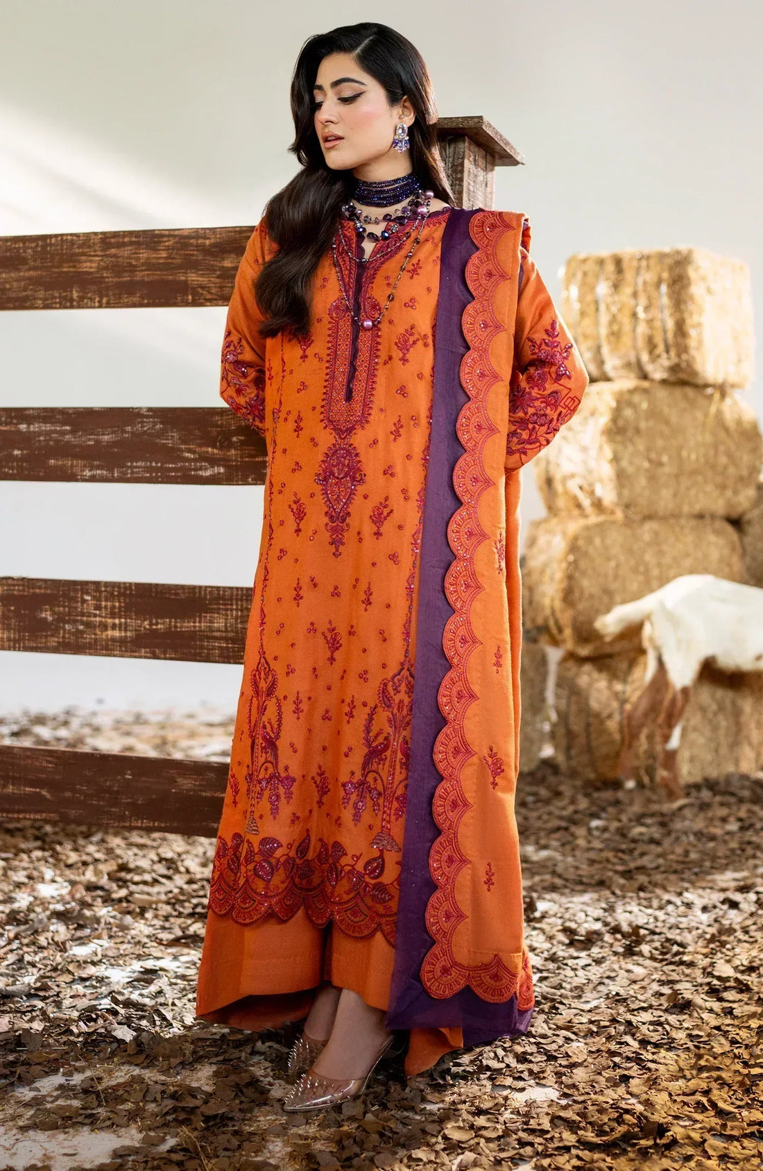 Maryum N Maria | Shehr Bano Winter 23 | CHUNI MW23562 - Rang-e-Khaas