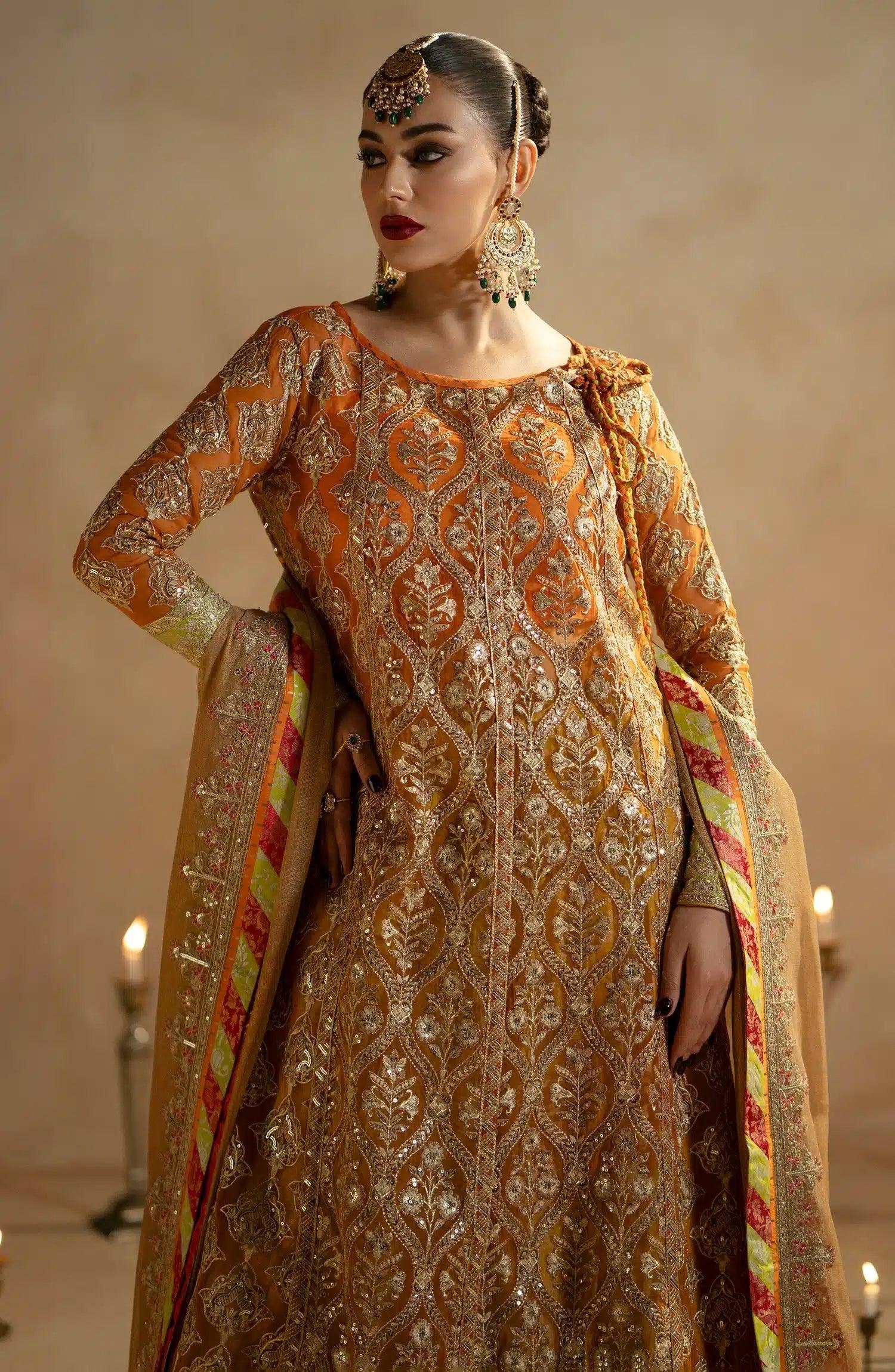 Maryum N Maria | Zamani Beghum Formals 23 | Citrine-(MW23-515) - Rang-e-Khaas