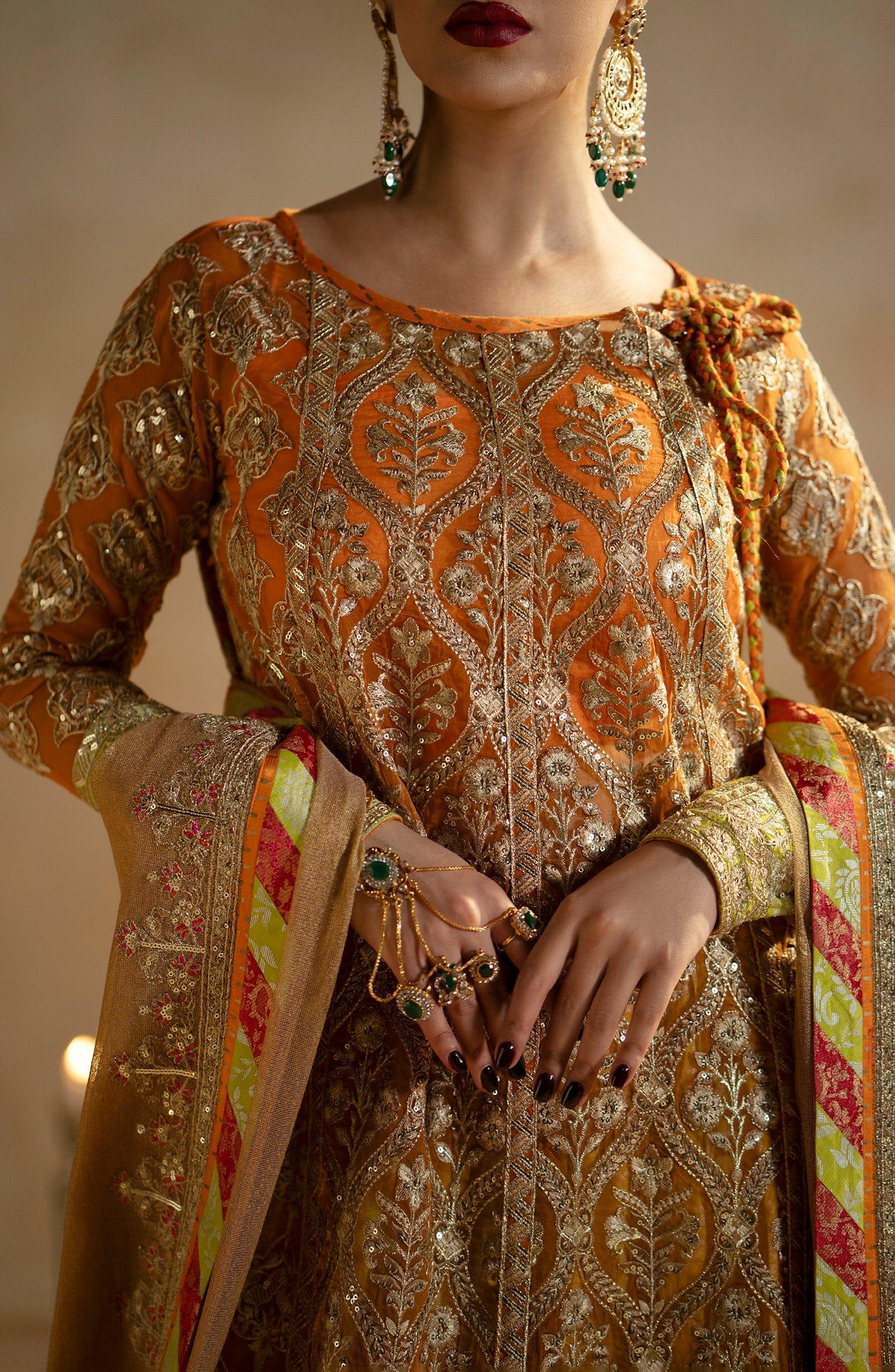Maryum N Maria | Zamani Beghum Formals 23 | Citrine-(MW23-515) - Rang-e-Khaas