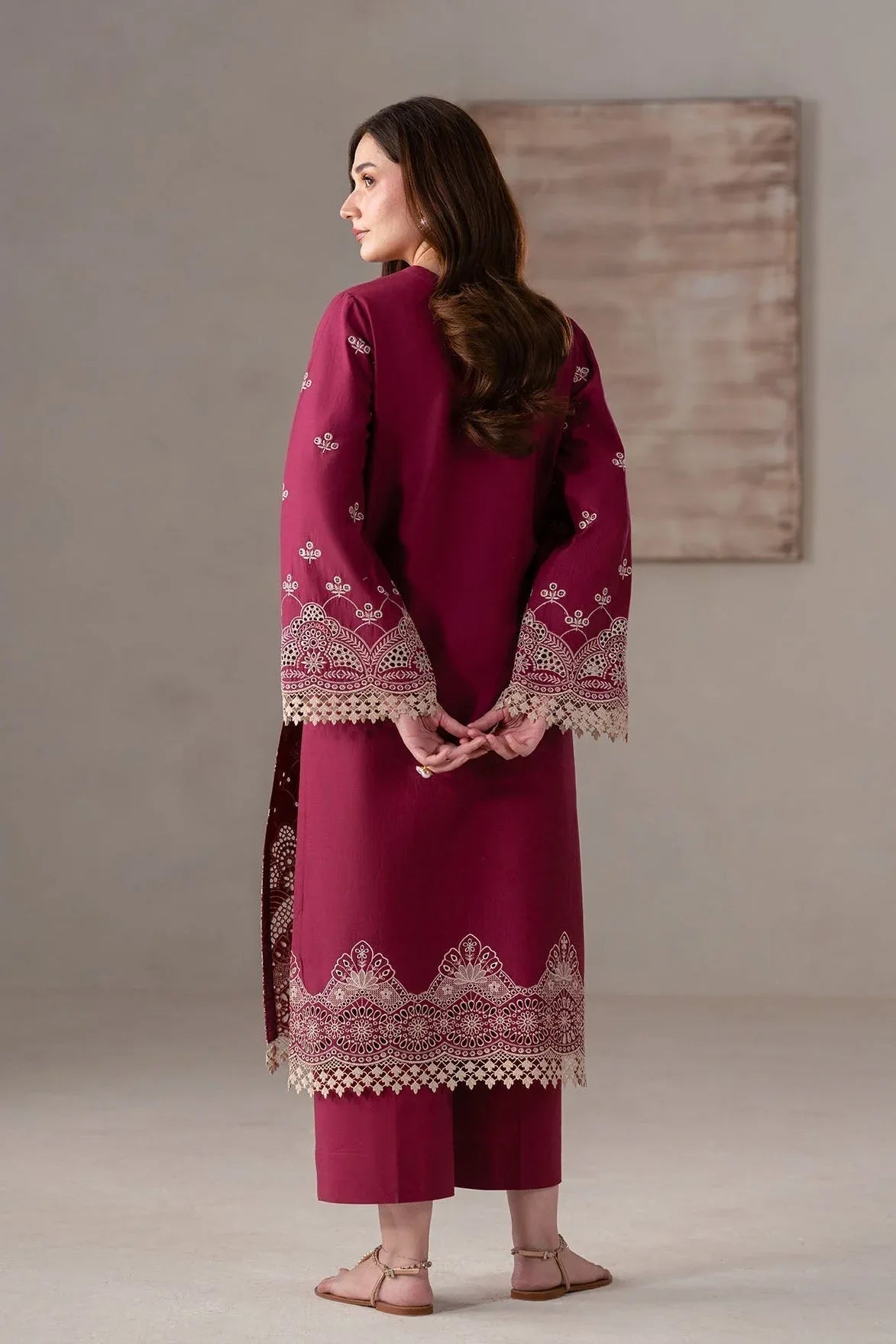 Akbar Aslam | Pret Lawn | Raven - Rang-e-Khaas