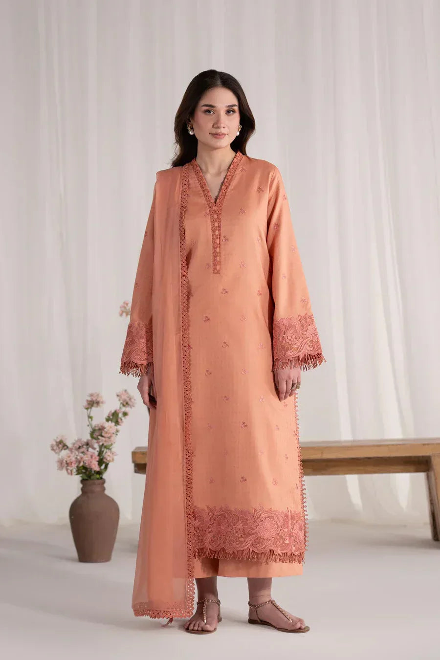 Akbar Aslam | Pret Lawn | Virelle - Rang-e-Khaas