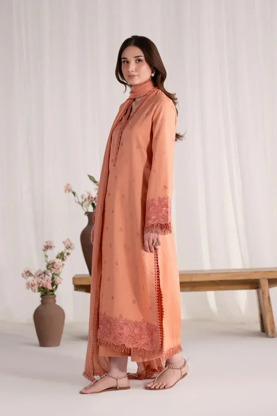 Akbar Aslam | Pret Lawn | Virelle - Rang-e-Khaas