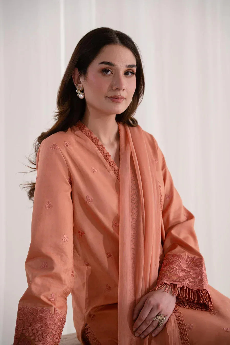 Akbar Aslam | Pret Lawn | Virelle - Rang-e-Khaas