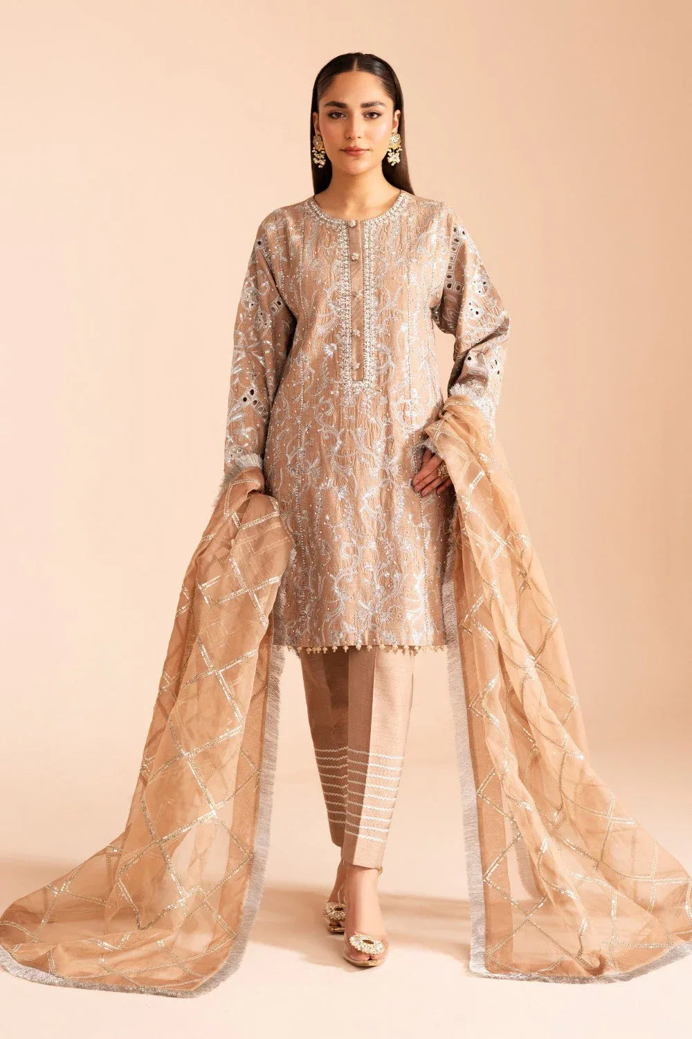 Maryum N Maria | Iris Formals | HUSNA - MW40004 - Rang-e-Khaas