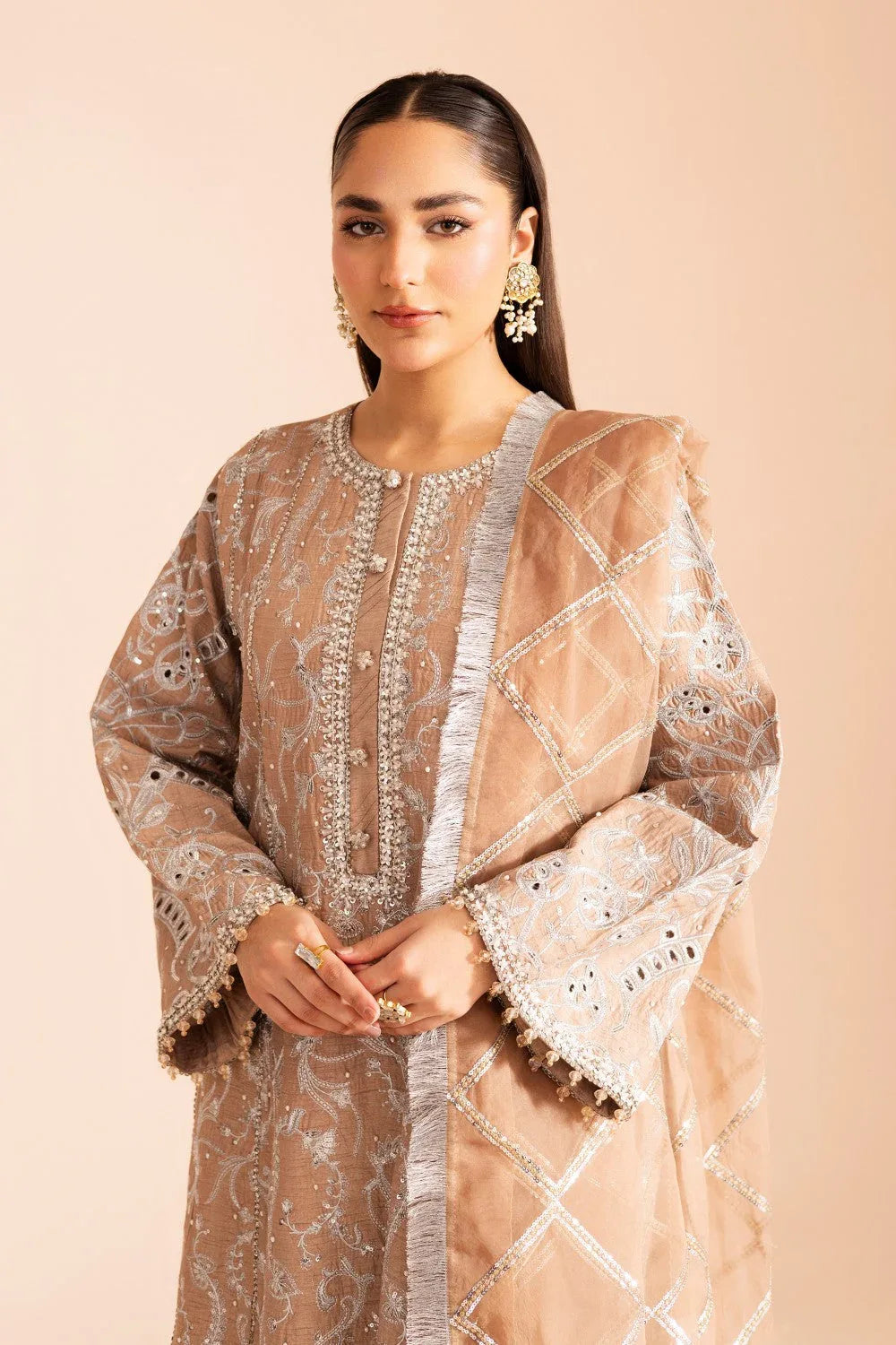 Maryum N Maria | Iris Formals | HUSNA - MW40004 - Rang-e-Khaas