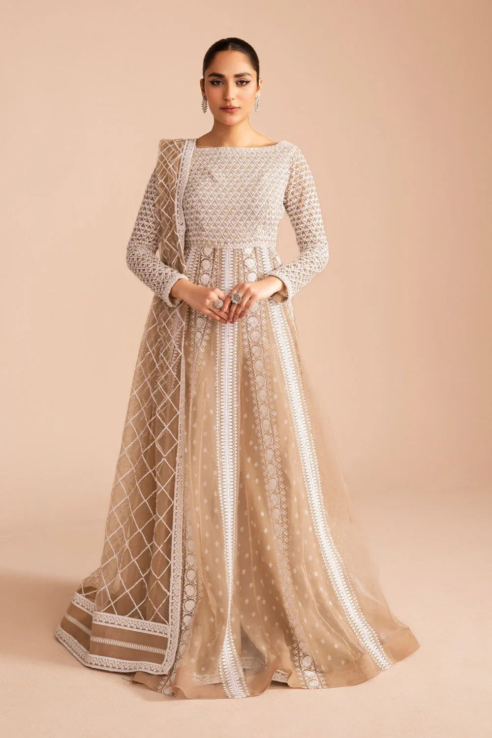 Maryum N Maria | Iris Formals | CHUNI - MW40012 - Rang-e-Khaas