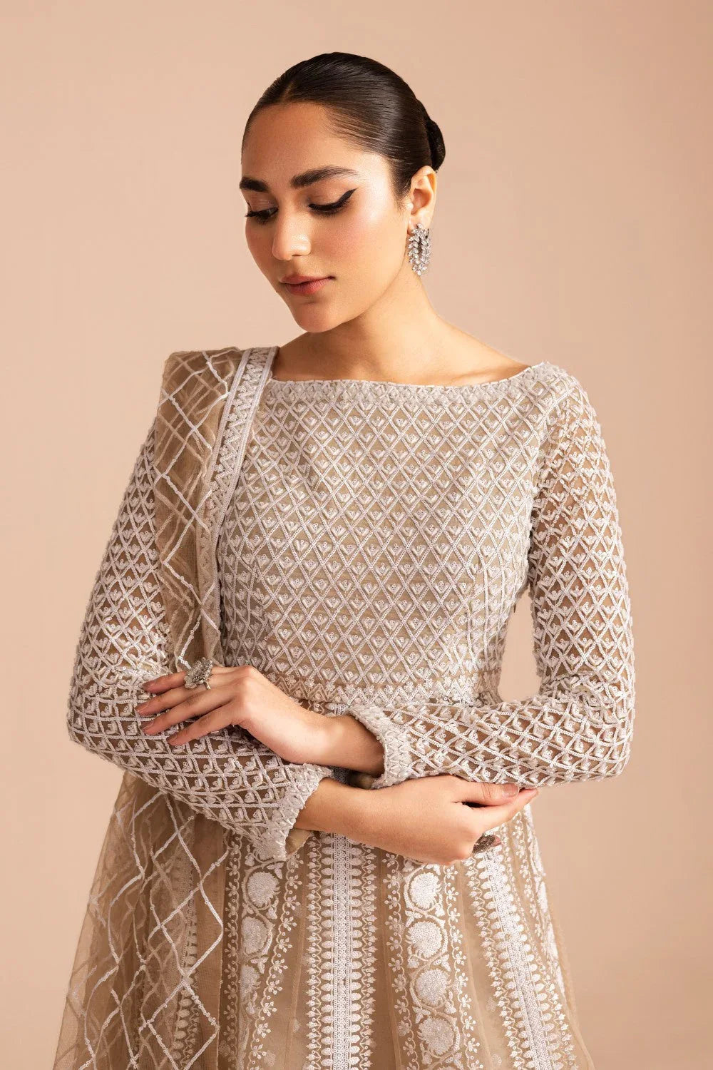 Maryum N Maria | Iris Formals | CHUNI - MW40012 - Rang-e-Khaas