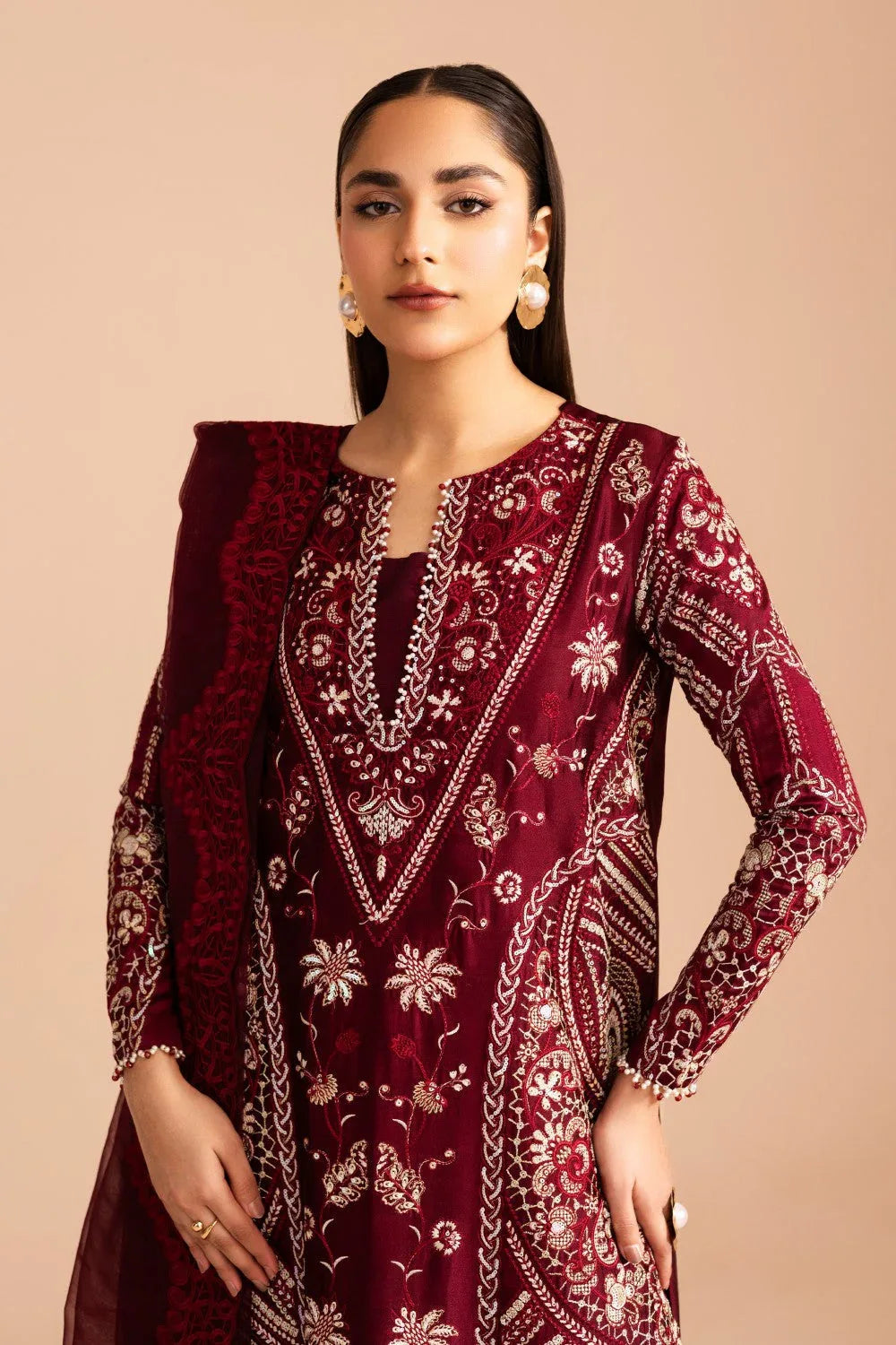 Maryum N Maria | Iris Formals | JHEEL - MW40013 - Rang-e-Khaas