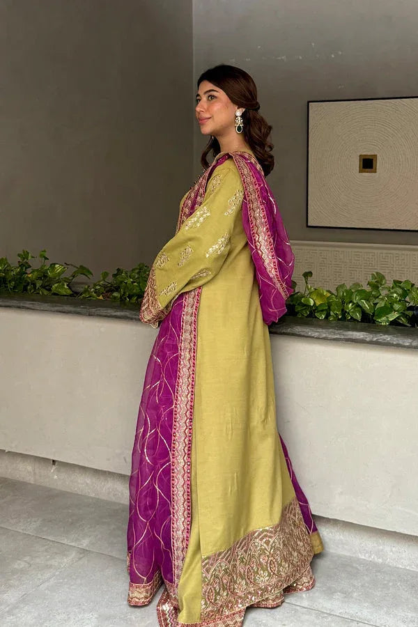 Maryum N Maria | Farisha Formals | MAELLE - MW40091 - Rang-e-Khaas