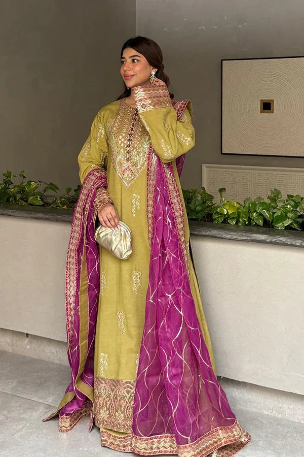 Maryum N Maria | Farisha Formals | MAELLE - MW40091 - Rang-e-Khaas