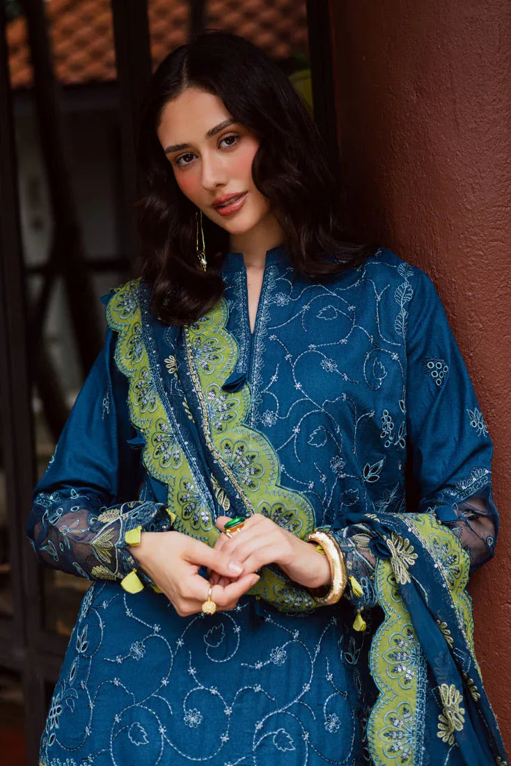 Marjjan | Bella Karandi 25 |MWK-38 B (TEAL BLUE) - Rang-e-Khaas