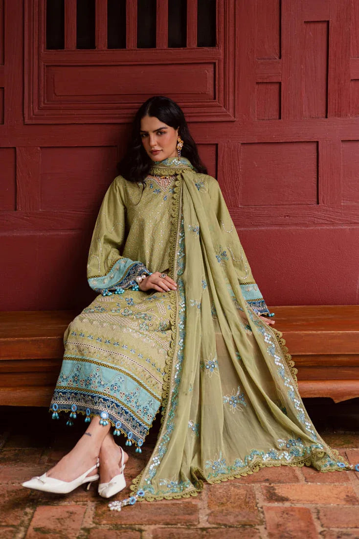 Marjjan | Bella Karandi 25 | MWK-42 A (OLIVE GREEN) - Rang-e-Khaas
