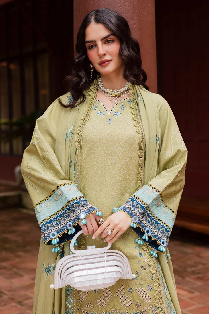 Marjjan | Bella Karandi 25 | MWK-42 A (OLIVE GREEN) - Rang-e-Khaas