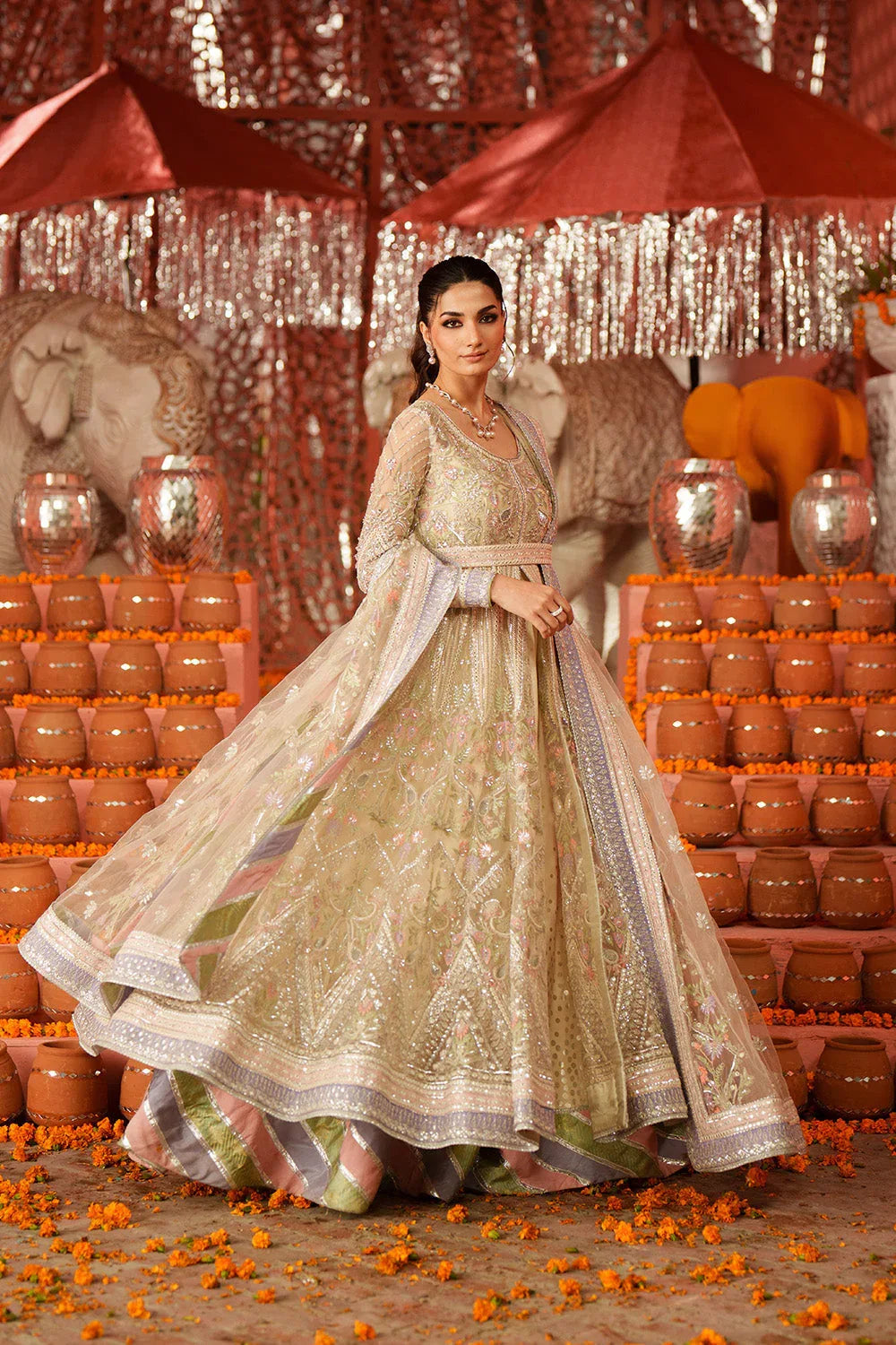 Maryum N Maria | Husn Wedding Formals | SHISHA BAHAR - MWS5636 - Rang-e-Khaas