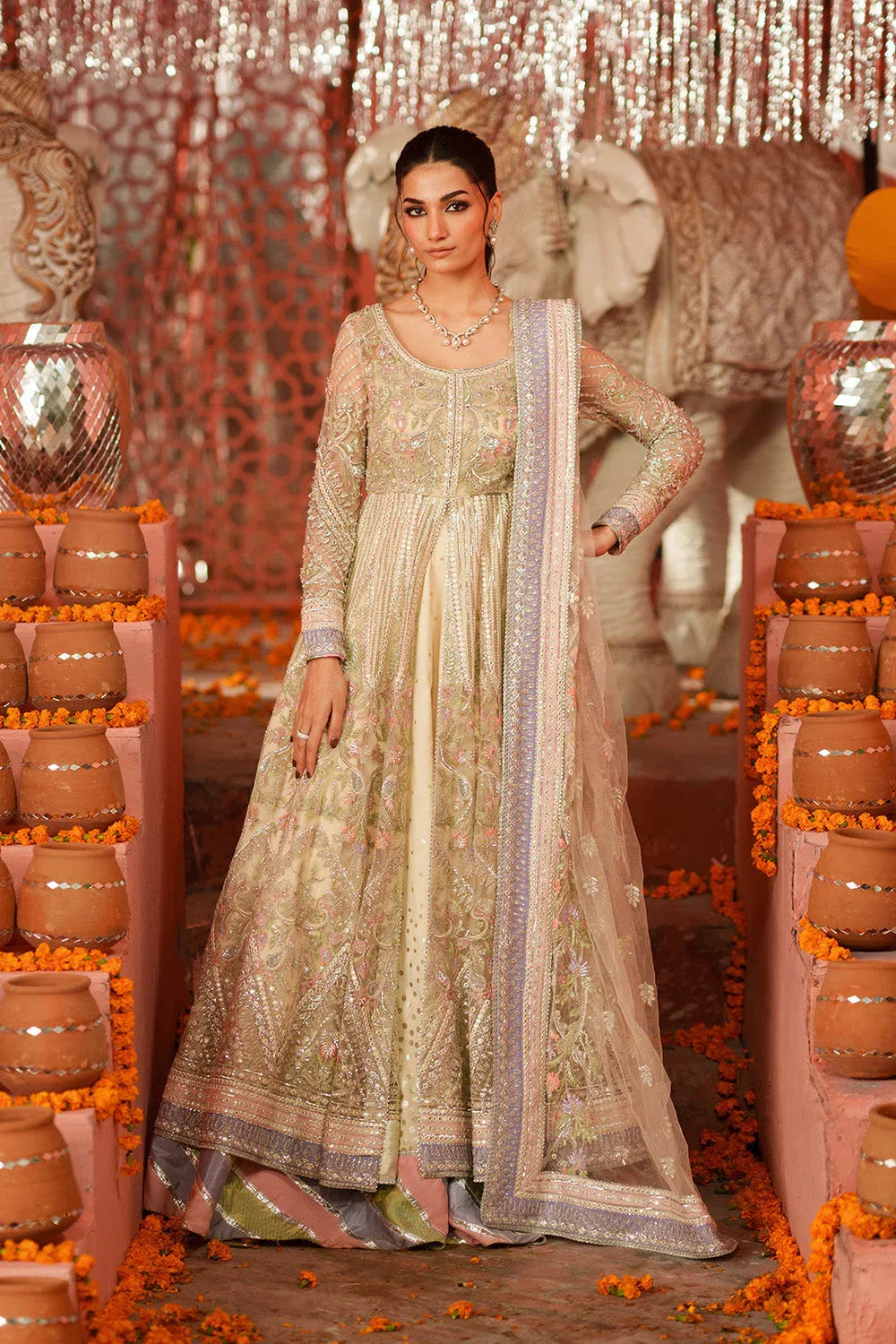 Maryum N Maria | Husn Wedding Formals | SHISHA BAHAR - MWS5636 - Rang-e-Khaas