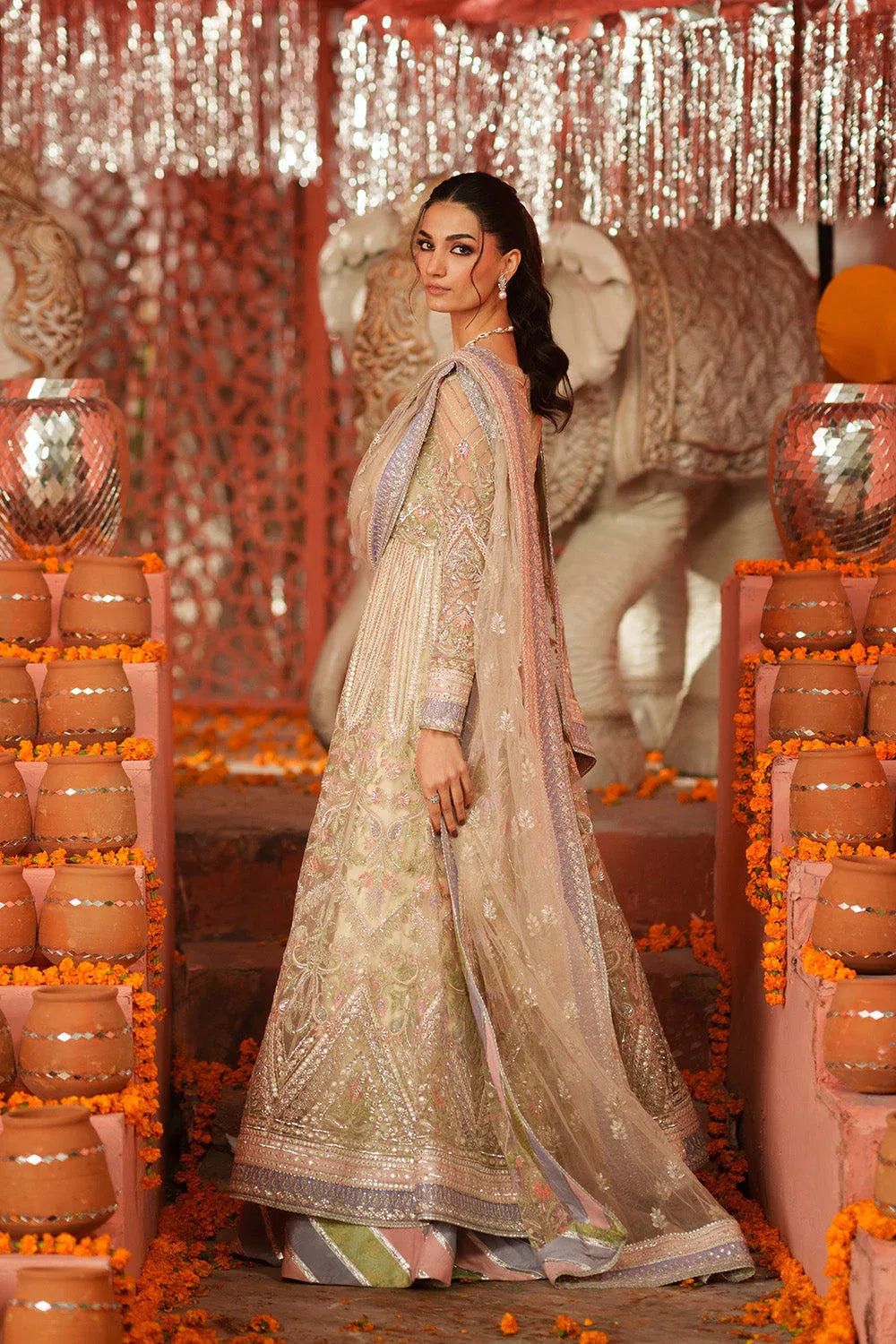 Maryum N Maria | Husn Wedding Formals | SHISHA BAHAR - MWS5636 - Rang-e-Khaas