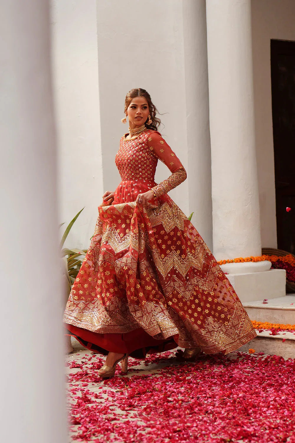 Maryum N Maria | Husn Wedding Formals | AGNI - MWS5637 - Rang-e-Khaas