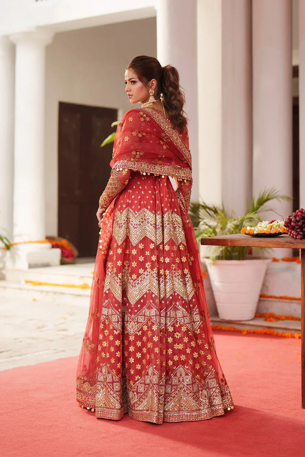 Maryum N Maria | Husn Wedding Formals | AGNI - MWS5637 - Rang-e-Khaas