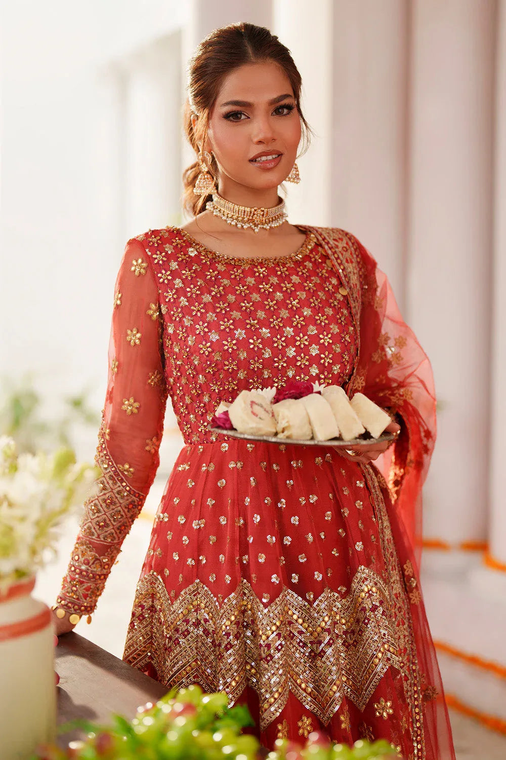 Maryum N Maria | Husn Wedding Formals | AGNI - MWS5637 - Rang-e-Khaas