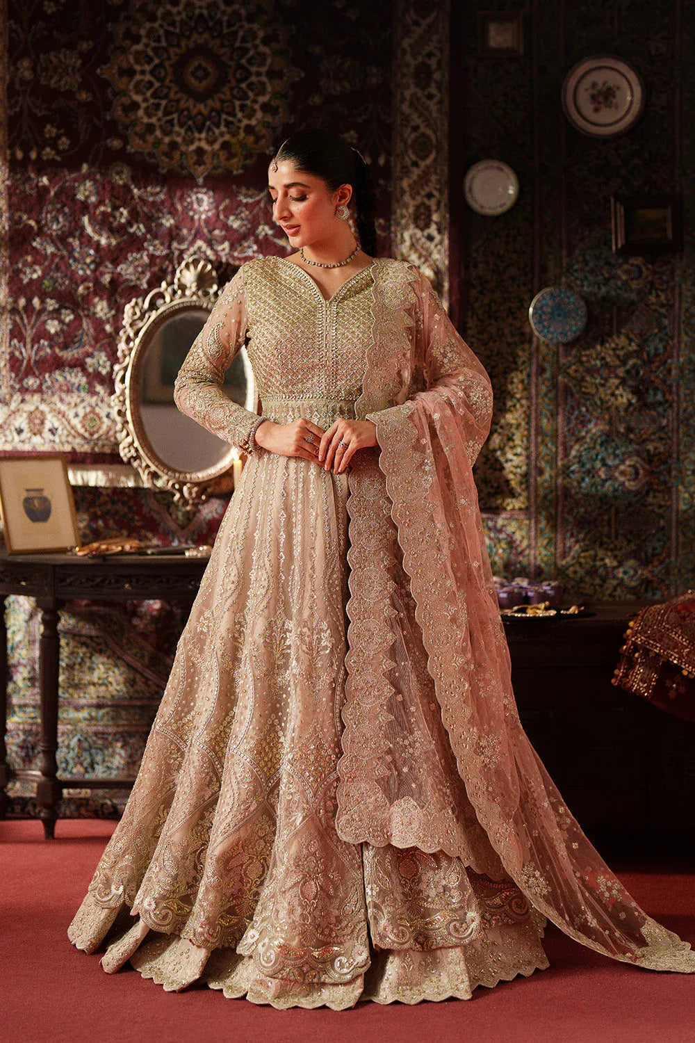 Maryum N Maria | Husn Wedding Formals | AZAL - MWS5643 - Rang-e-Khaas