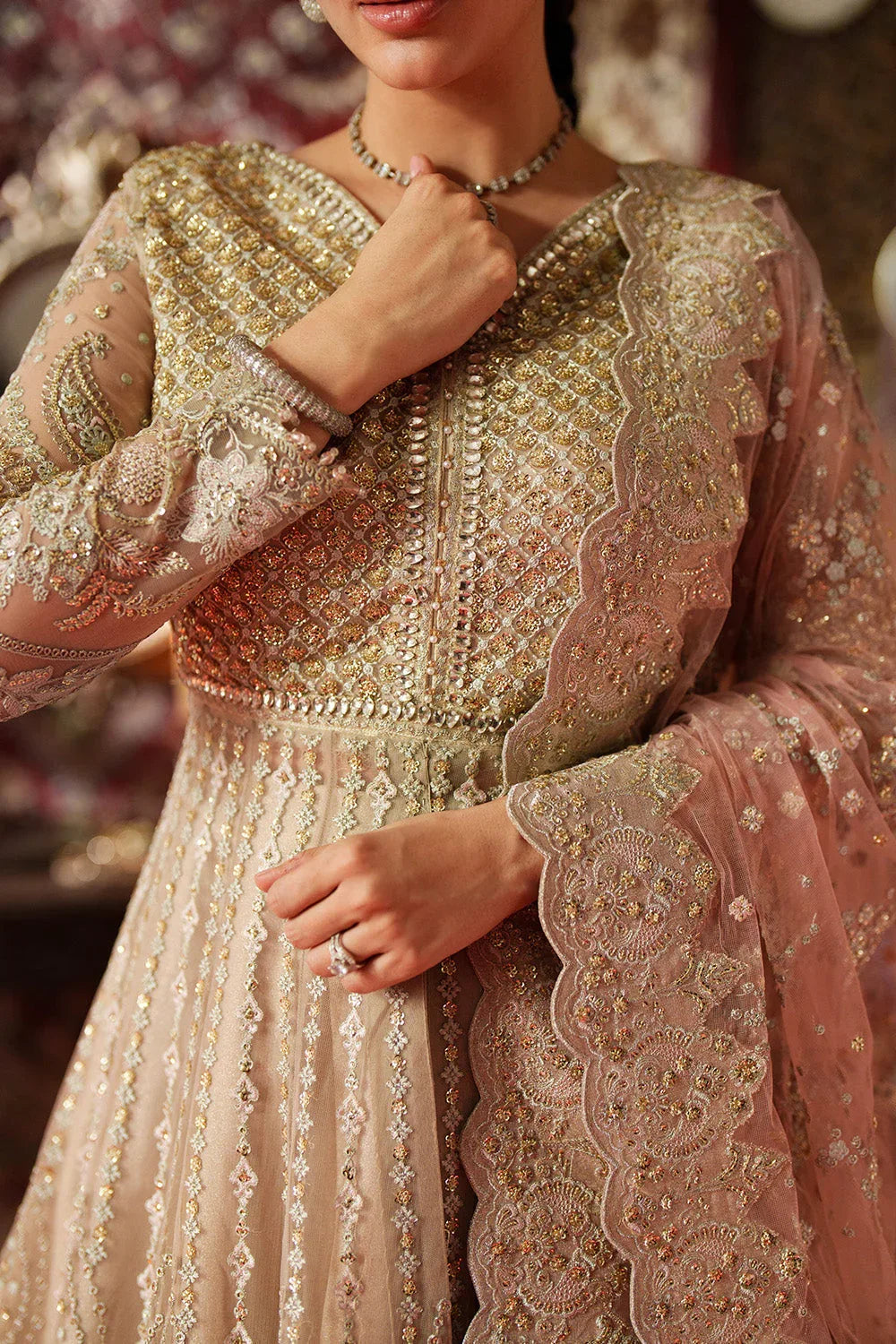 Maryum N Maria | Husn Wedding Formals | AZAL - MWS5643 - Rang-e-Khaas
