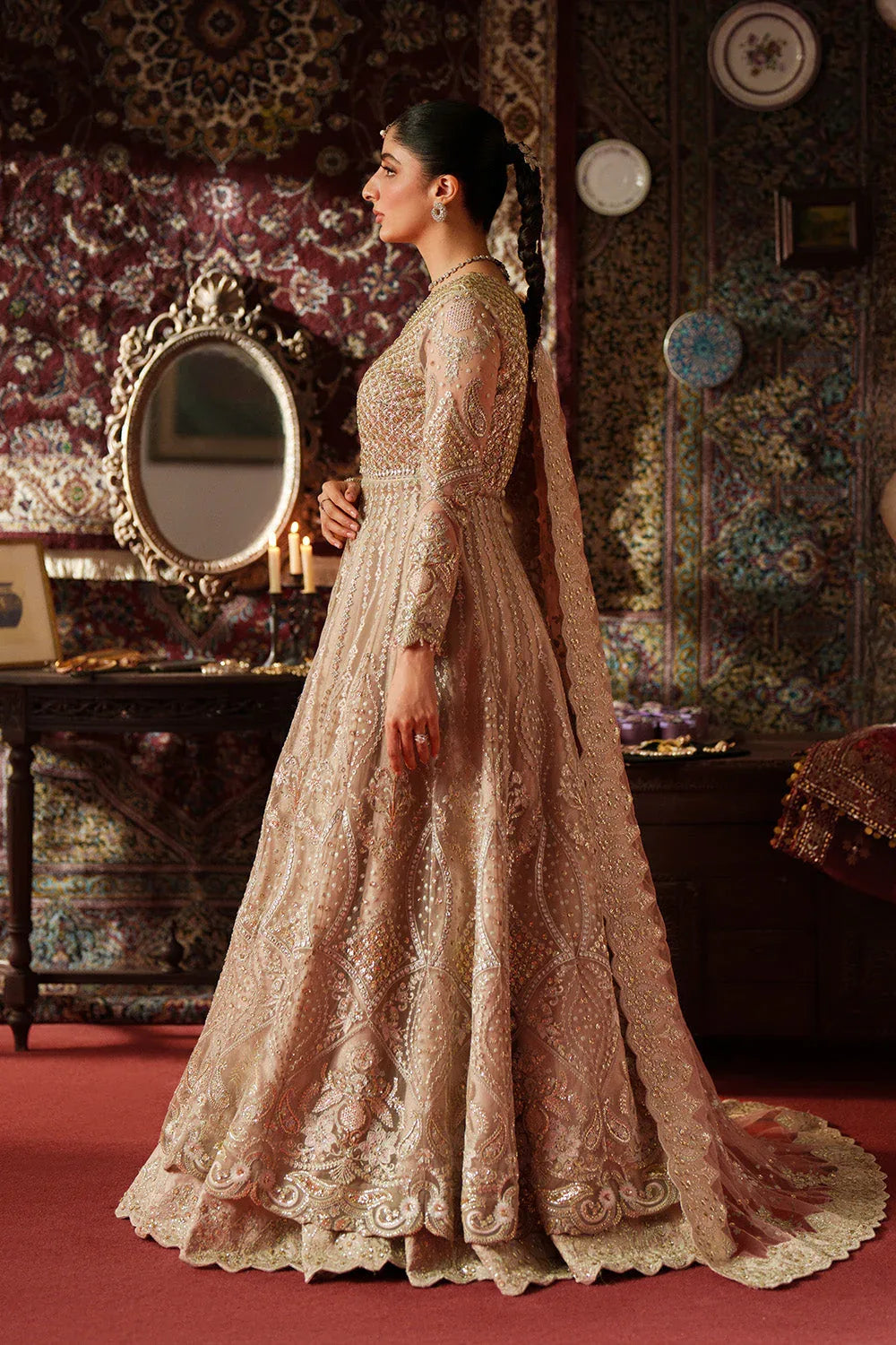Maryum N Maria | Husn Wedding Formals | AZAL - MWS5643 - Rang-e-Khaas