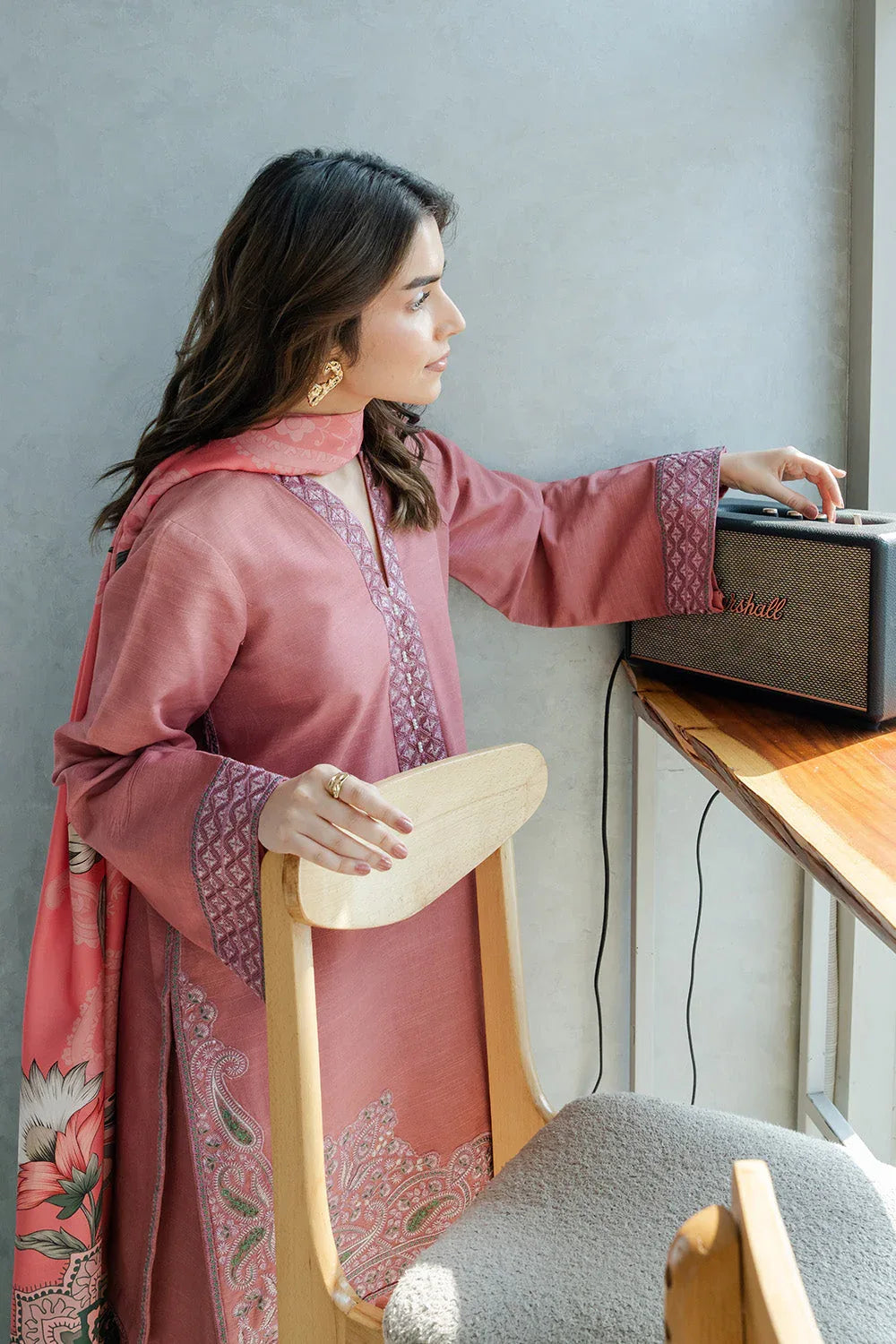 Maryum N Maria | Latte Layers Pret | MOCHA MIST - MWS5815 - Rang-e-Khaas