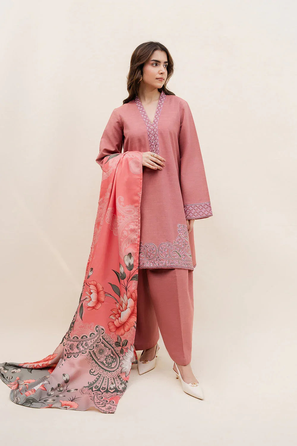 Maryum N Maria | Latte Layers Pret | MOCHA MIST - MWS5815 - Rang-e-Khaas