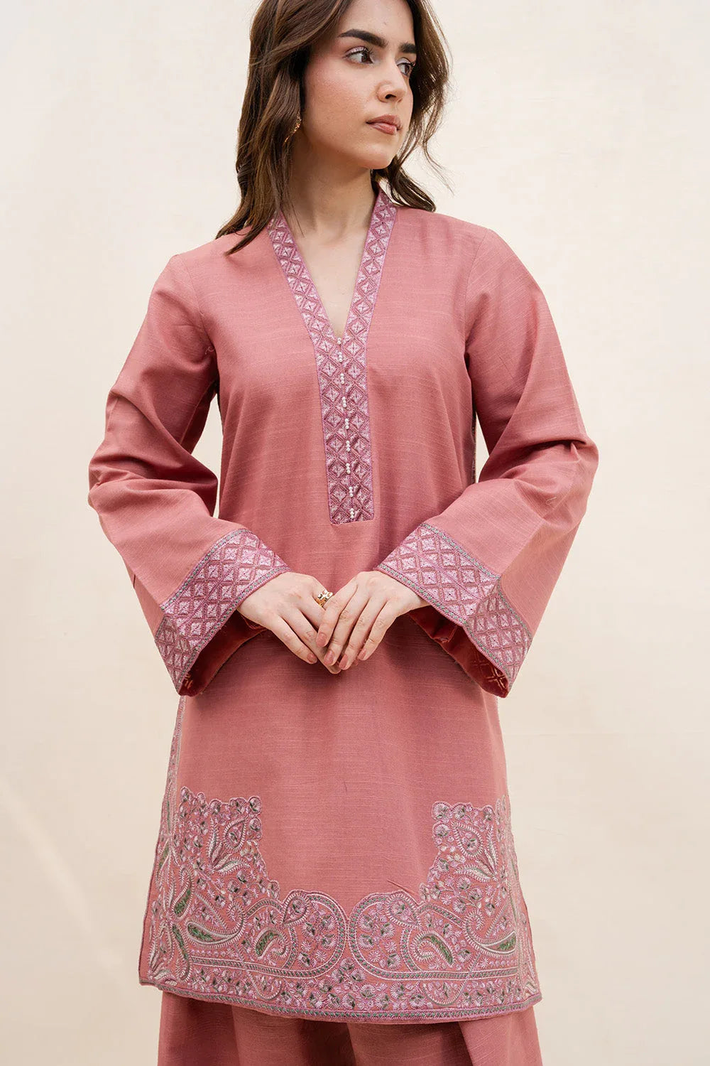 Maryum N Maria | Latte Layers Pret | MOCHA MIST - MWS5815 - Rang-e-Khaas