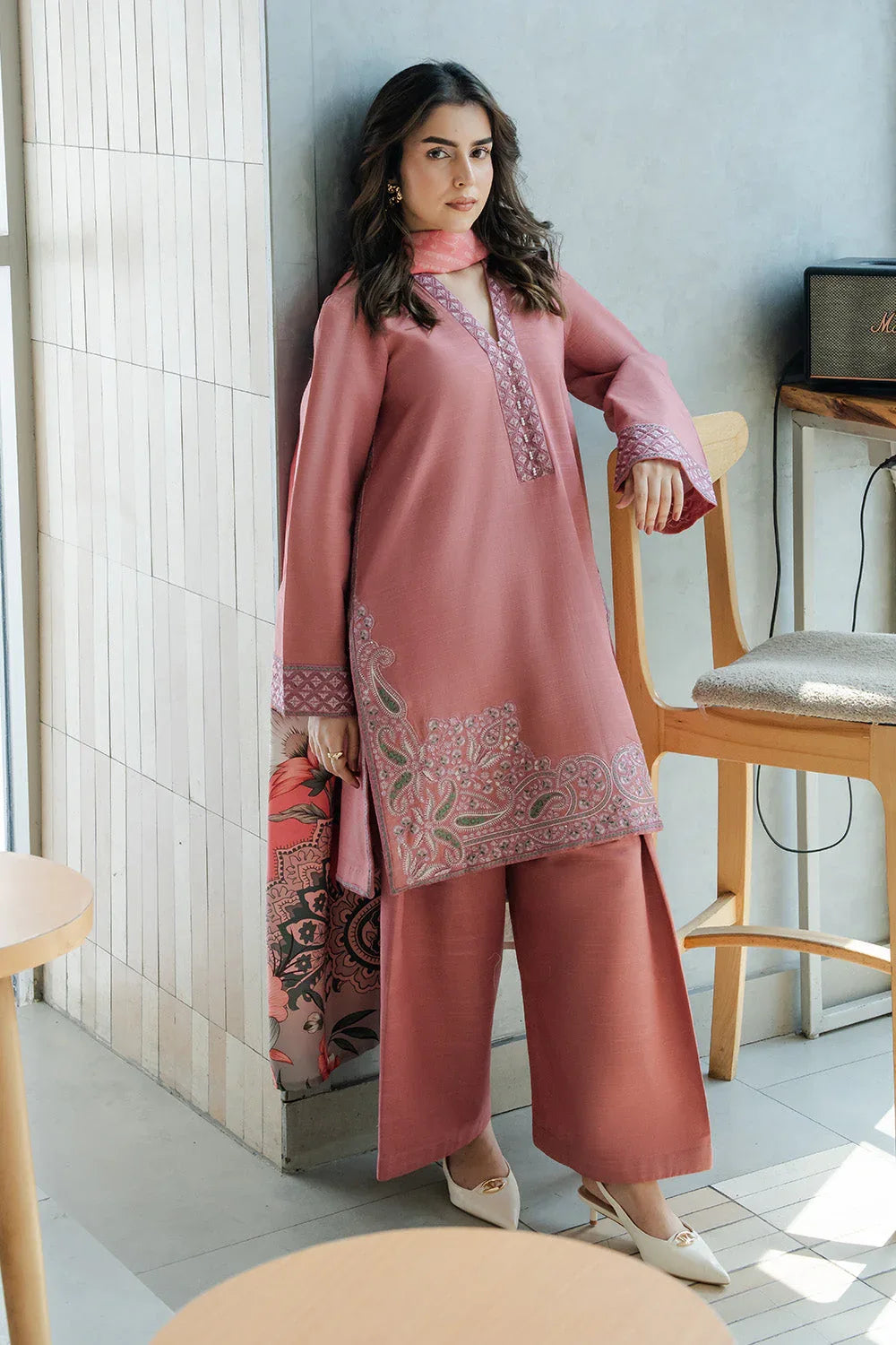 Maryum N Maria | Latte Layers Pret | MOCHA MIST - MWS5815 - Rang-e-Khaas