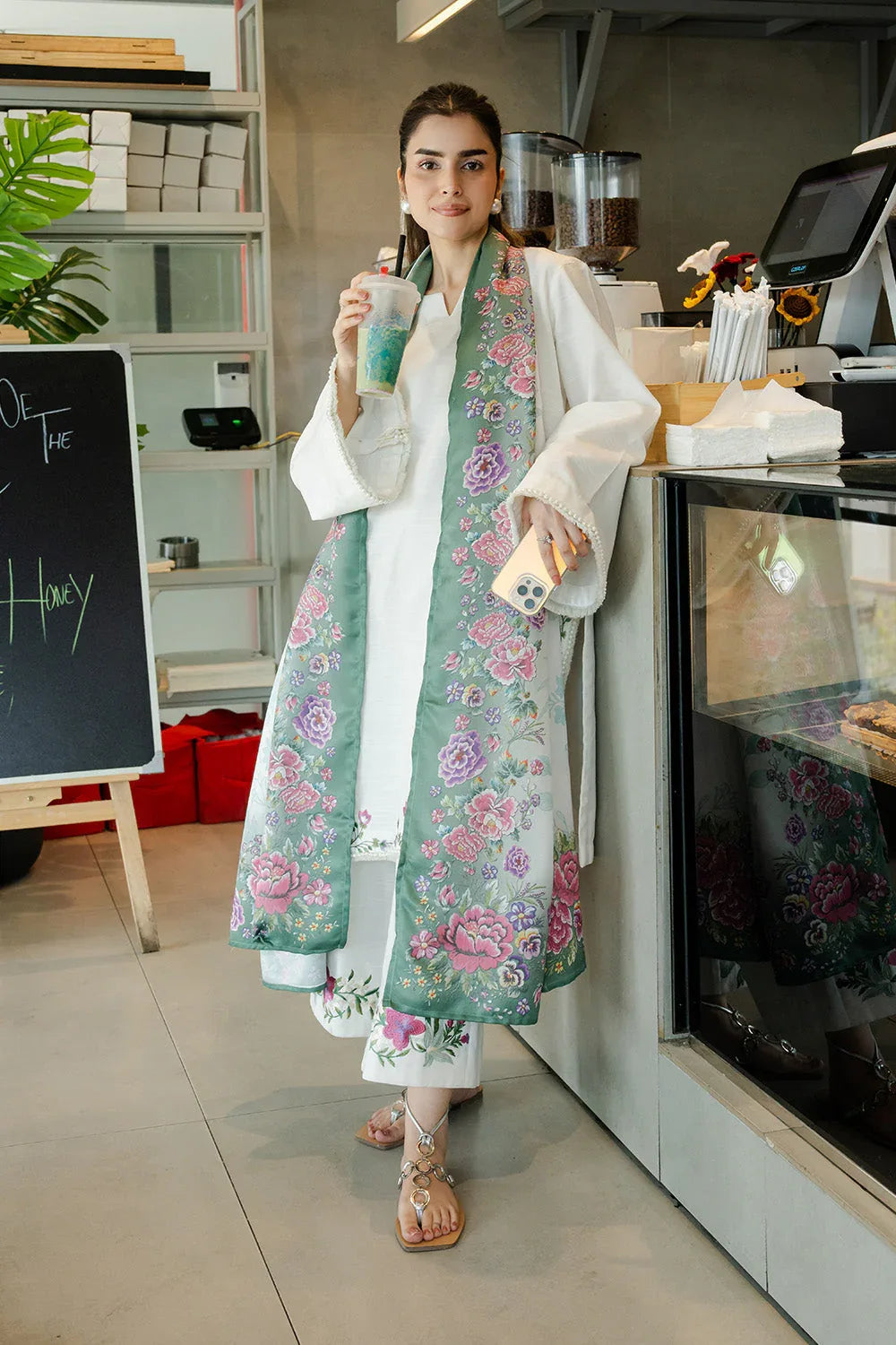 Maryum N Maria | Latte Layers Pret | CARAMEL DRIFT - MWS5817 - Rang-e-Khaas