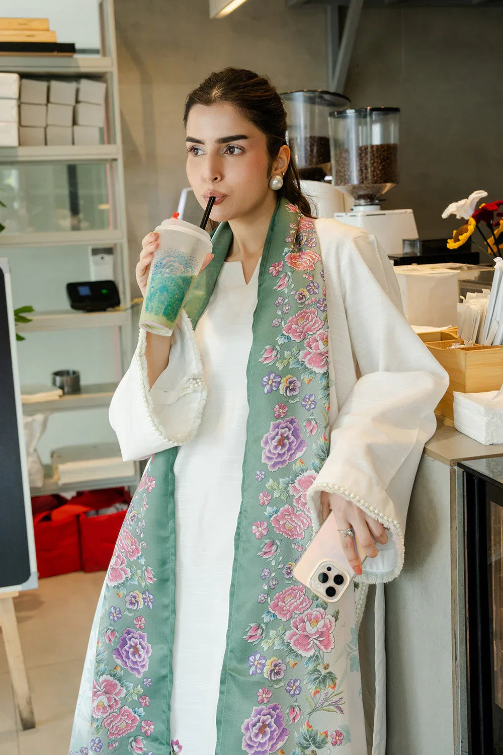 Maryum N Maria | Latte Layers Pret | CARAMEL DRIFT - MWS5817 - Rang-e-Khaas