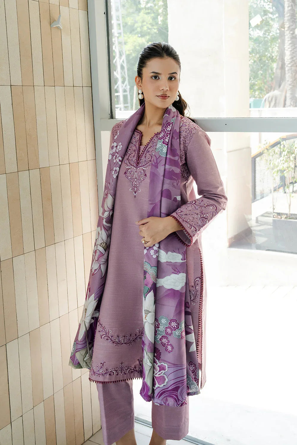 Maryum N Maria | Latte Layers Pret | SANDED SOUL - MWS5819 - Rang-e-Khaas
