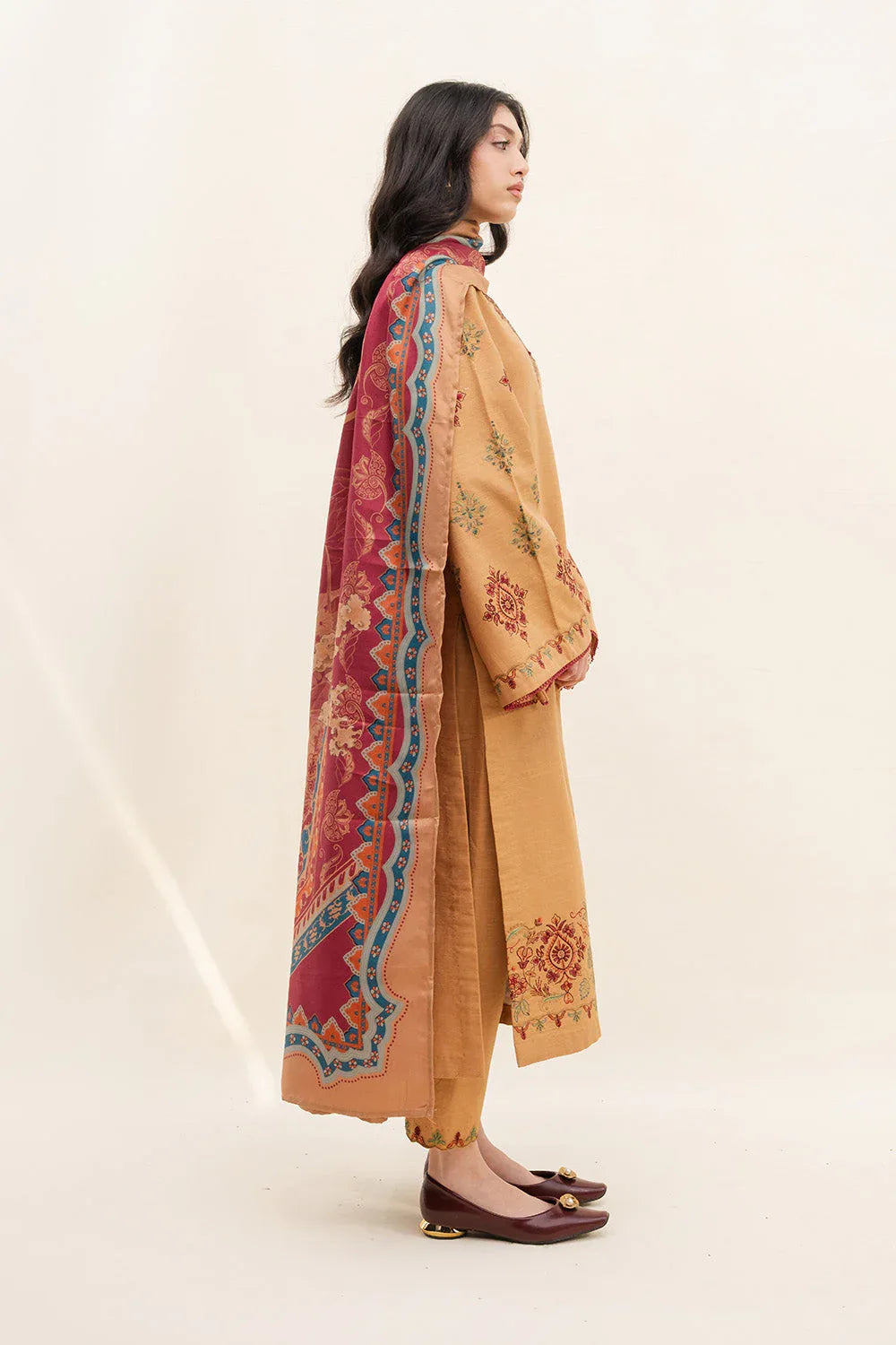 Maryum N Maria | Latte Layers Pret | TOFFEE TIDES - MWS5820 - Rang-e-Khaas