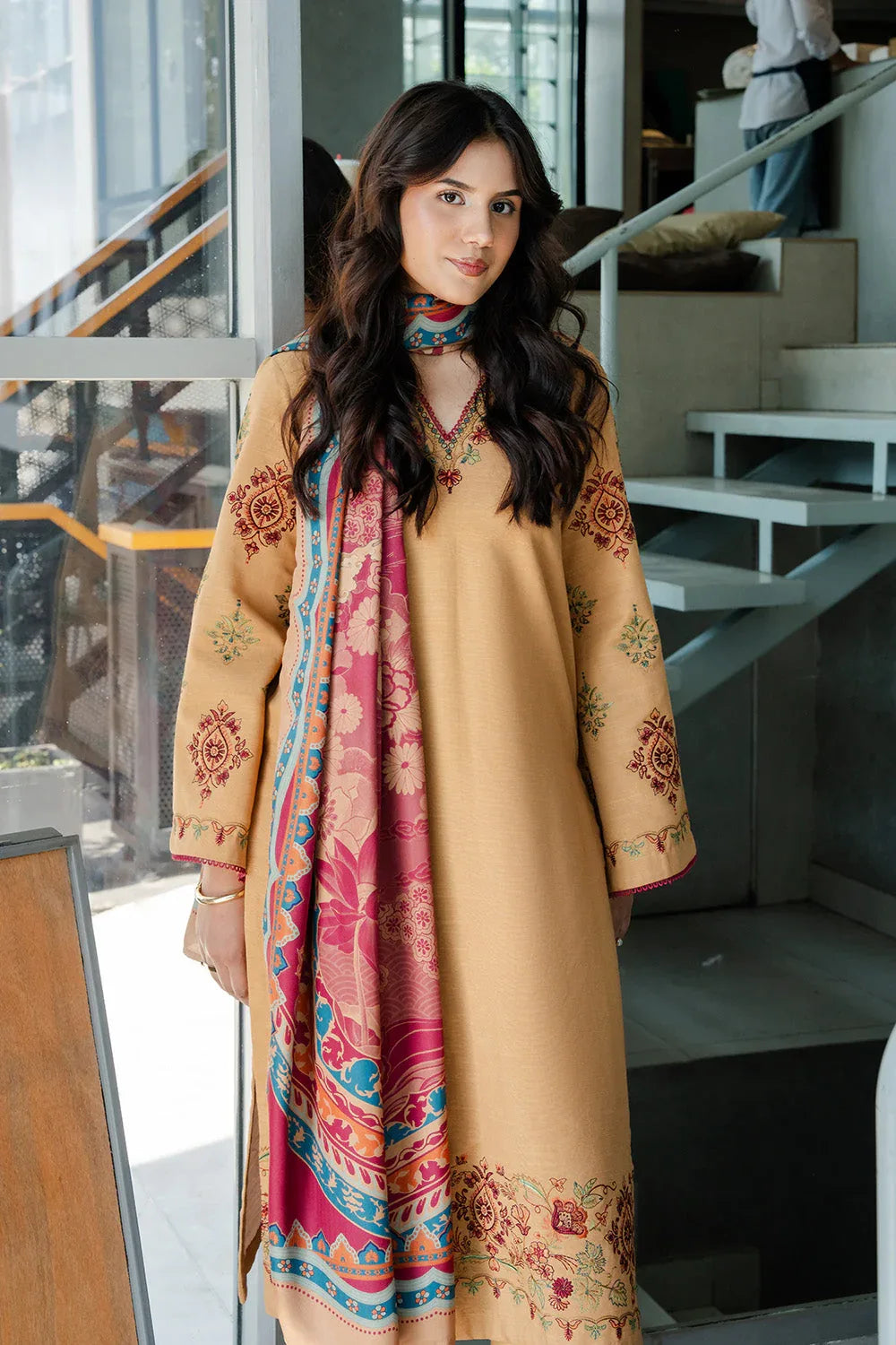 Maryum N Maria | Latte Layers Pret | TOFFEE TIDES - MWS5820 - Rang-e-Khaas