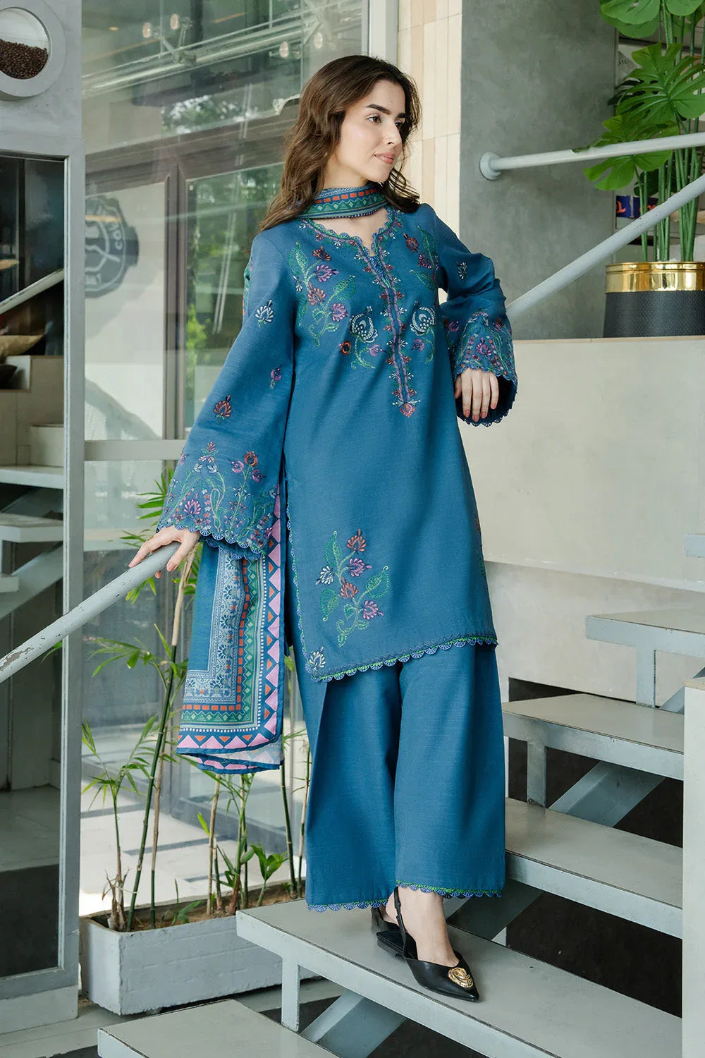 Maryum N Maria | Latte Layers Pret | VELVET FOAM - MWS5822 - Rang-e-Khaas
