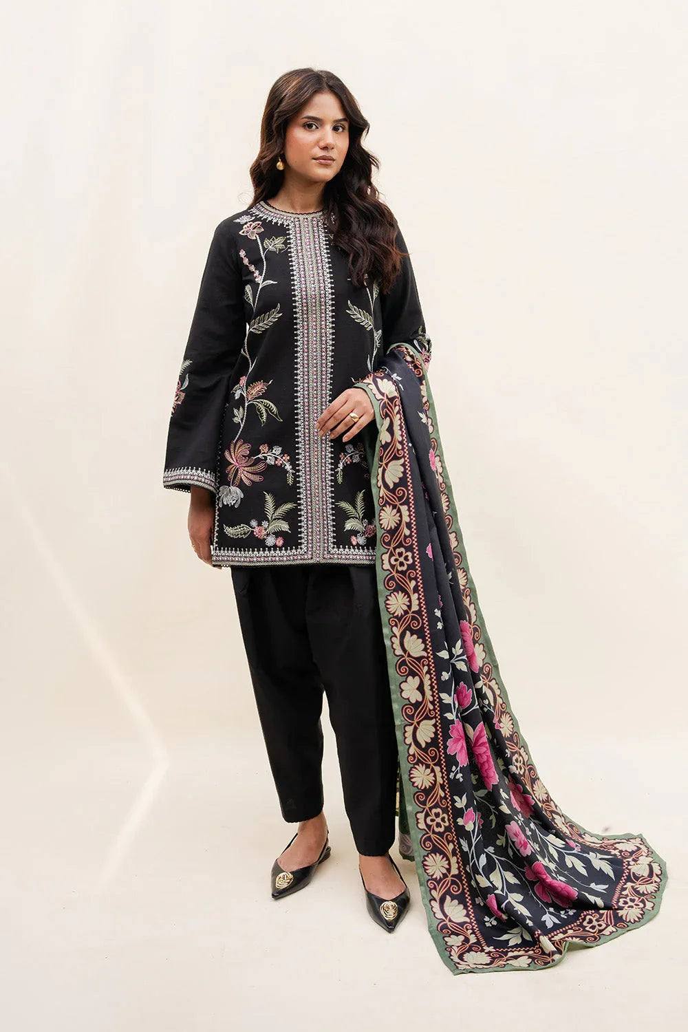 Maryum N Maria | Latte Layers Pret | HAZEL HAZE - MWS5823 - Rang-e-Khaas