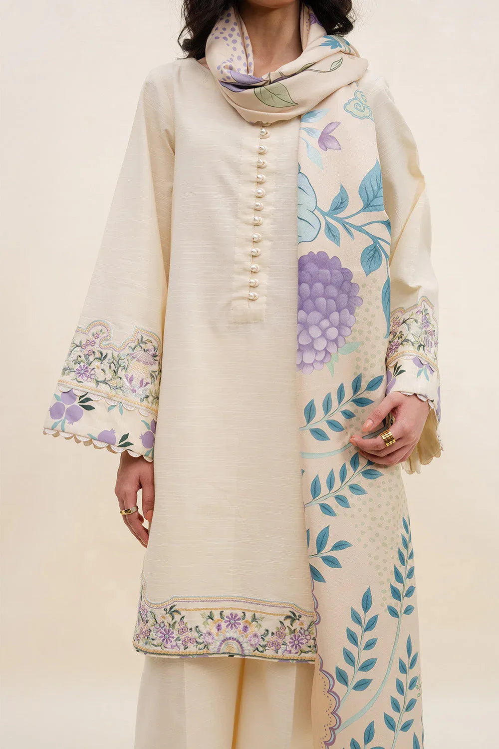 Maryum N Maria | Latte Layers Pret | OAT GLOW - MWS5824 - Rang-e-Khaas