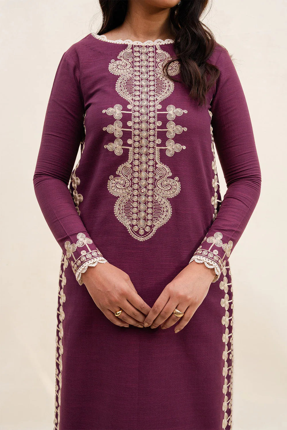 Maryum N Maria | Latte Layers Pret | CHAI CLOUD - MWS5825 - Rang-e-Khaas