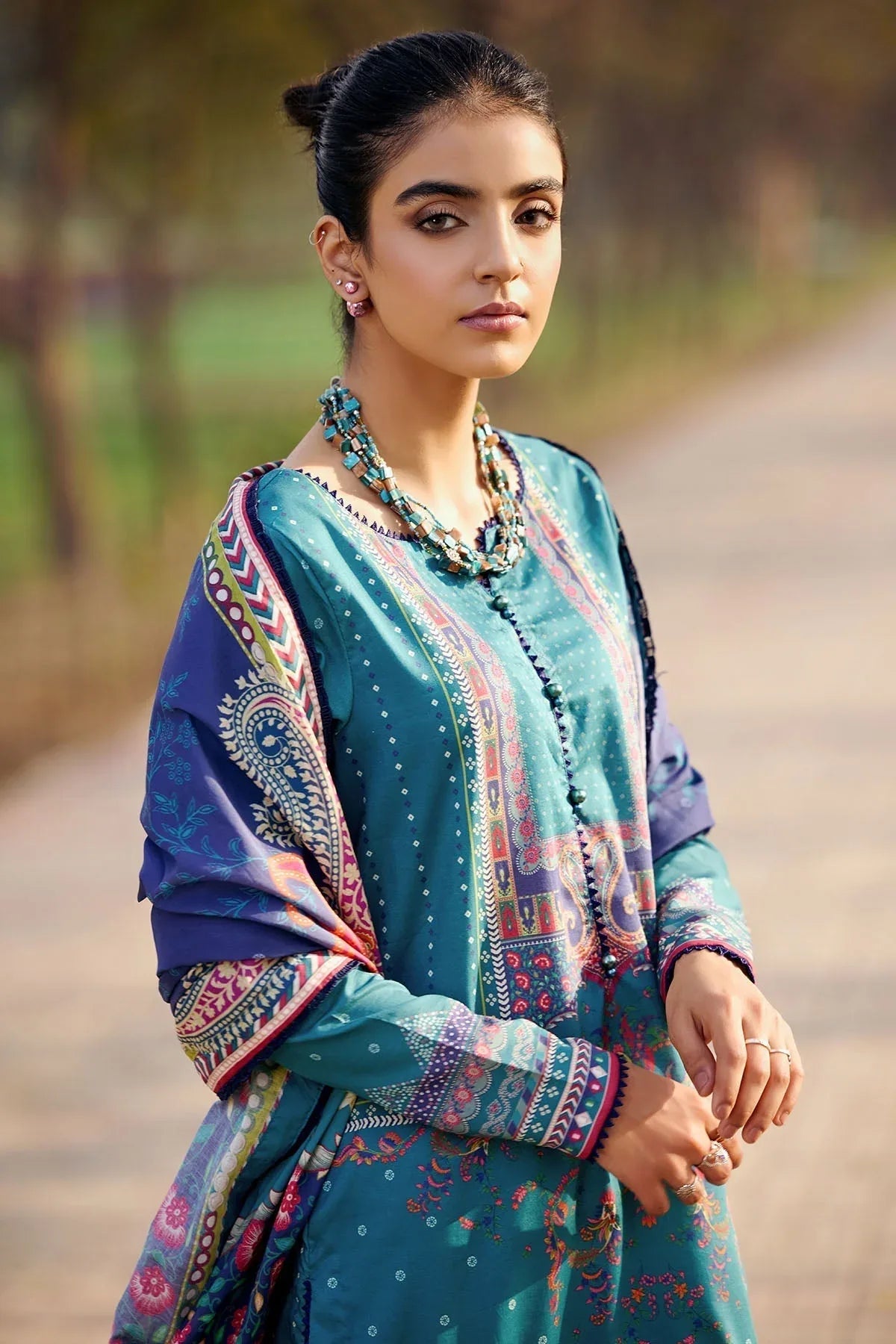 Motifz | Umang Lawn | 3556-SENA - Rang-e-Khaas