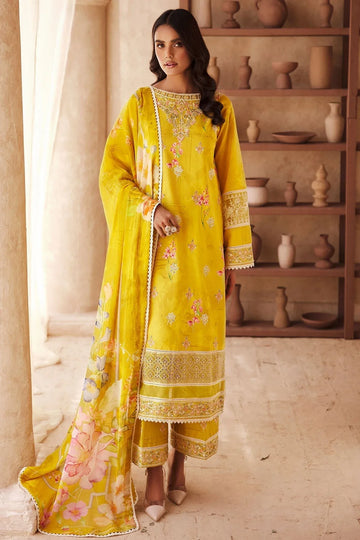 Motifz | Premium Lawn 25 | 3741-ELIE - Rang-e-Khaas