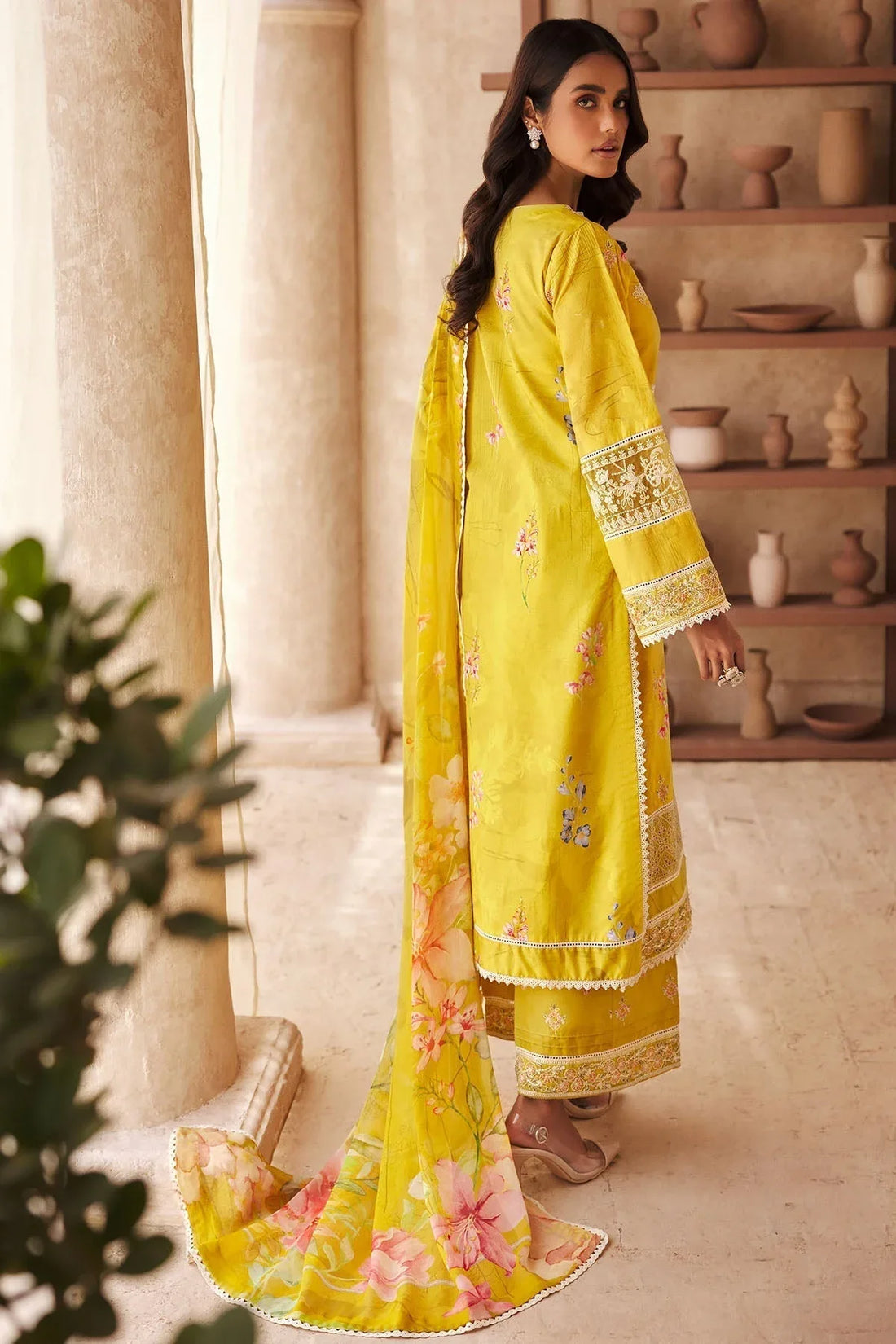 Motifz | Premium Lawn 25 | 3741-ELIE - Rang-e-Khaas