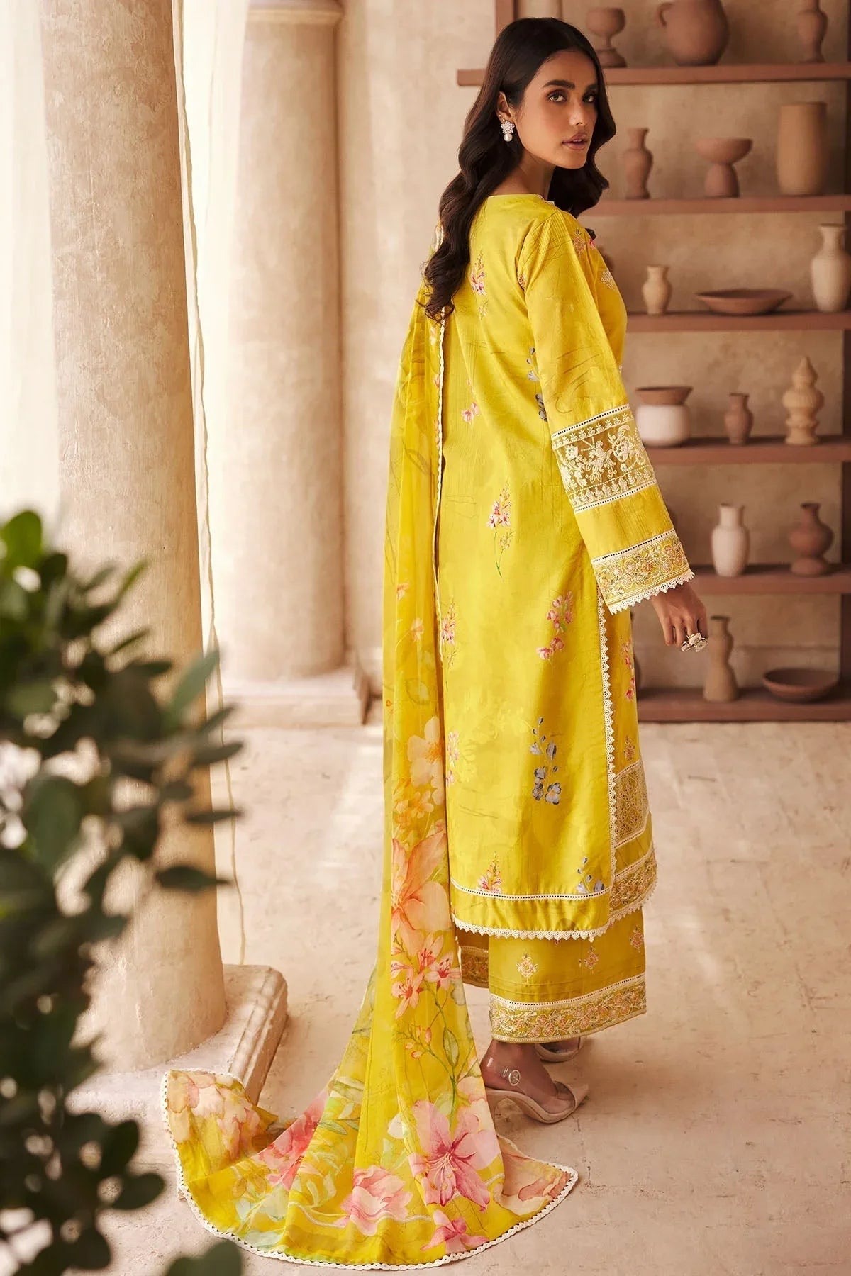 Motifz | Premium Lawn 25 | 3741-ELIE - Rang-e-Khaas